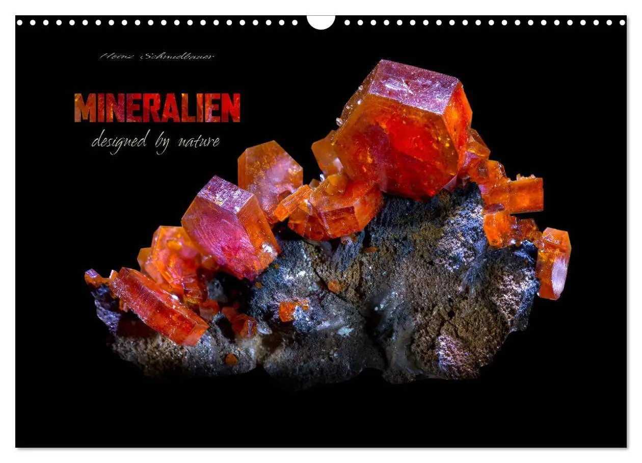Cover: 9783457872321 | MINERALIEN designed by nature (Wandkalender 2026 DIN A3 quer),...