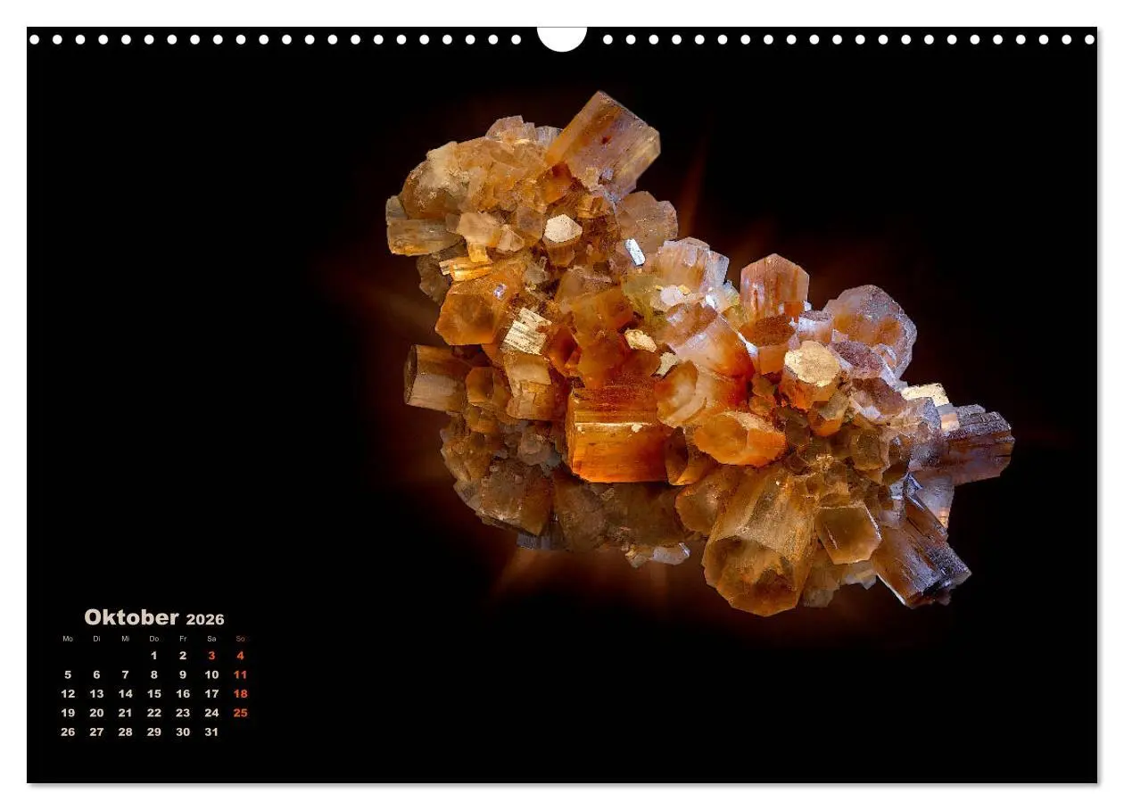 Bild: 9783457872321 | MINERALIEN designed by nature (Wandkalender 2026 DIN A3 quer),...