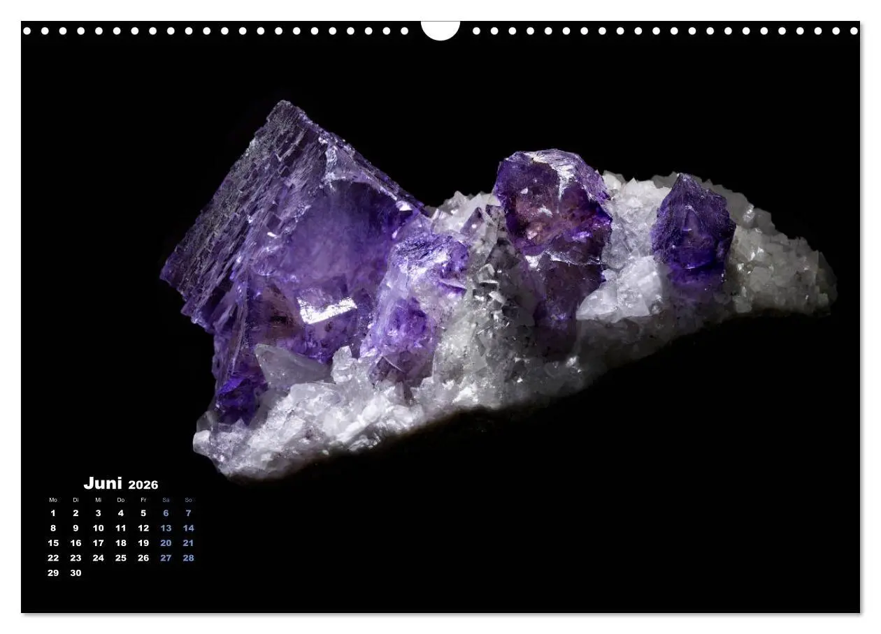 Bild: 9783457872321 | MINERALIEN designed by nature (Wandkalender 2026 DIN A3 quer),...