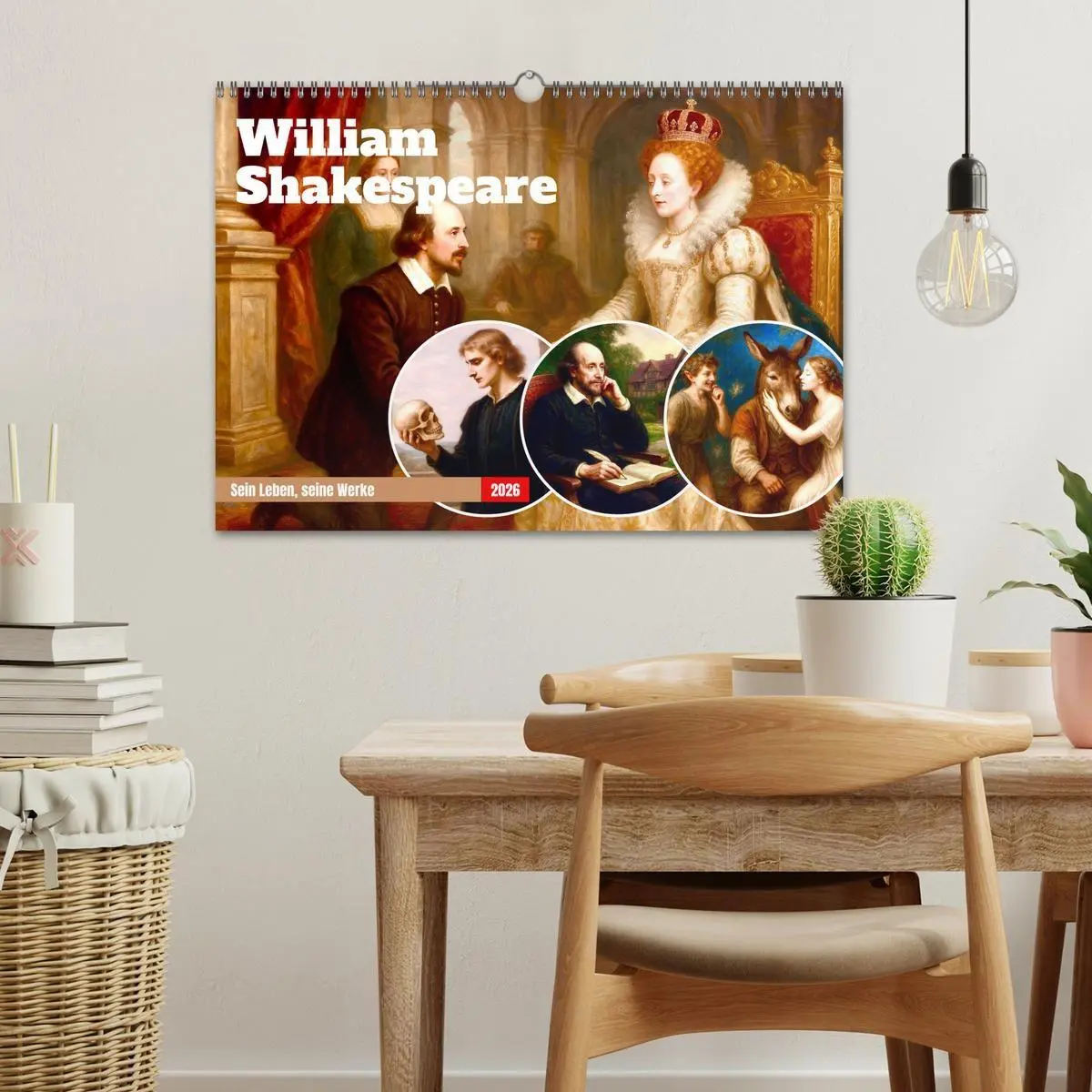 Bild: 9783516652321 | William Shakespeare (Wandkalender 2026 DIN A3 quer), CALVENDO...
