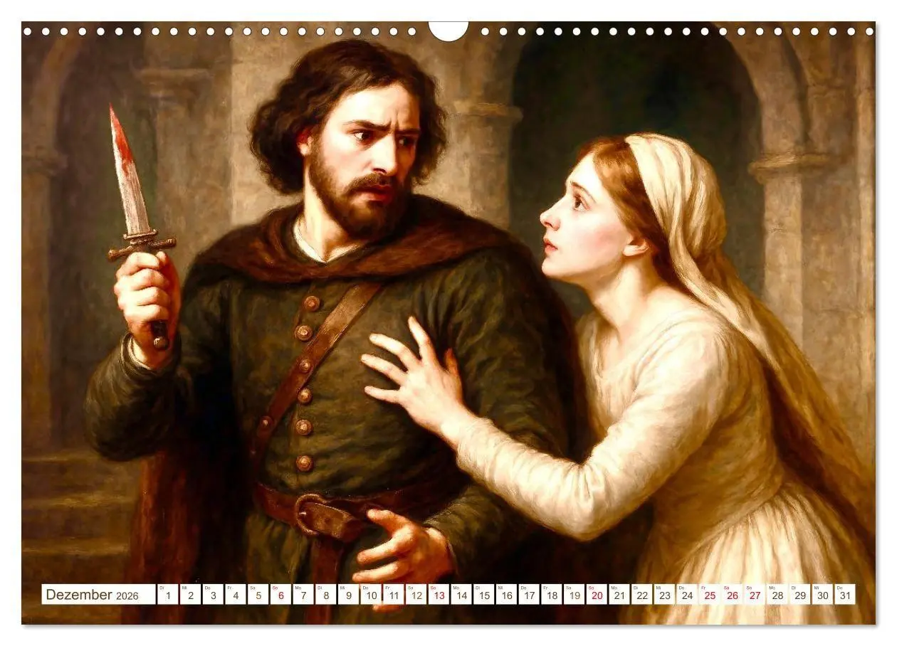 Bild: 9783516652321 | William Shakespeare (Wandkalender 2026 DIN A3 quer), CALVENDO...