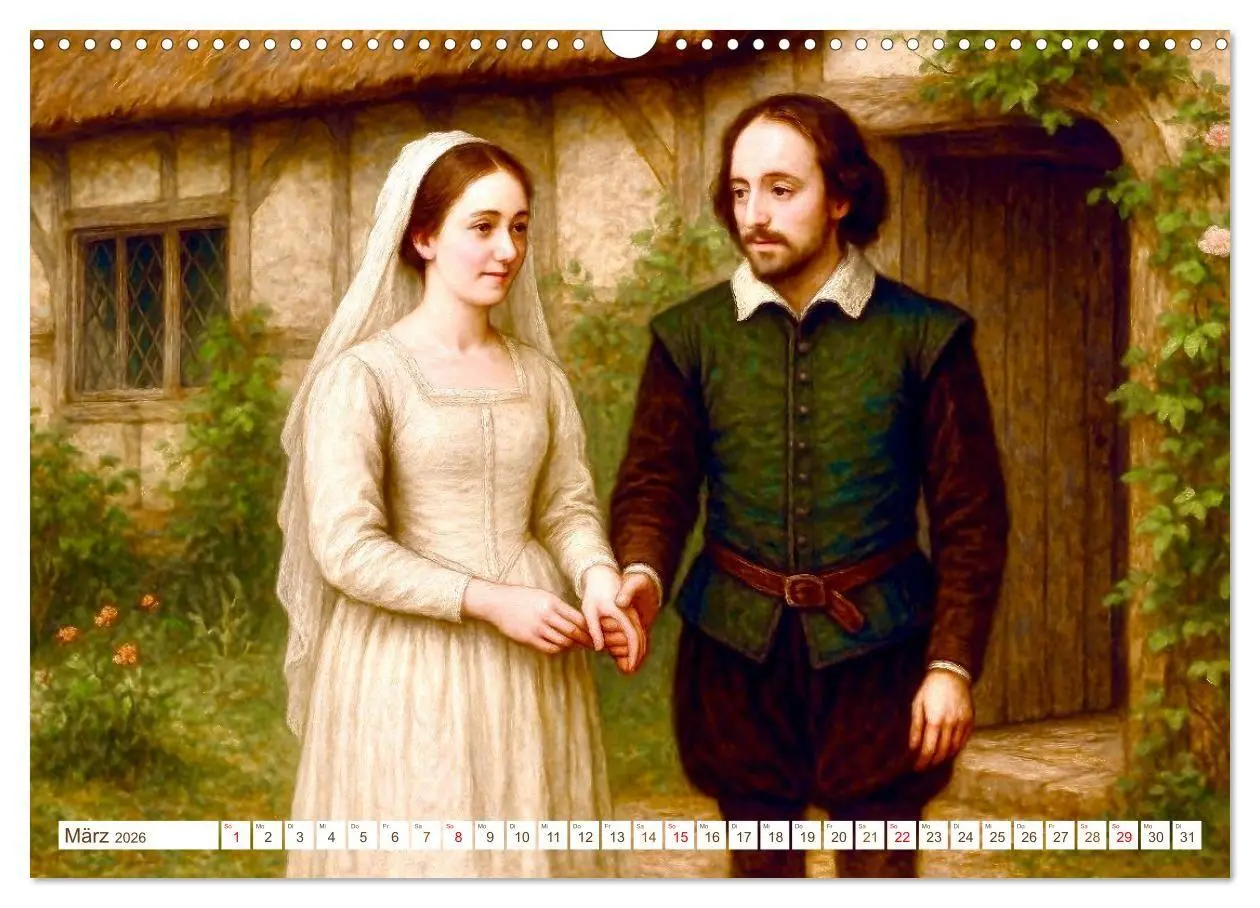 Bild: 9783516652321 | William Shakespeare (Wandkalender 2026 DIN A3 quer), CALVENDO...