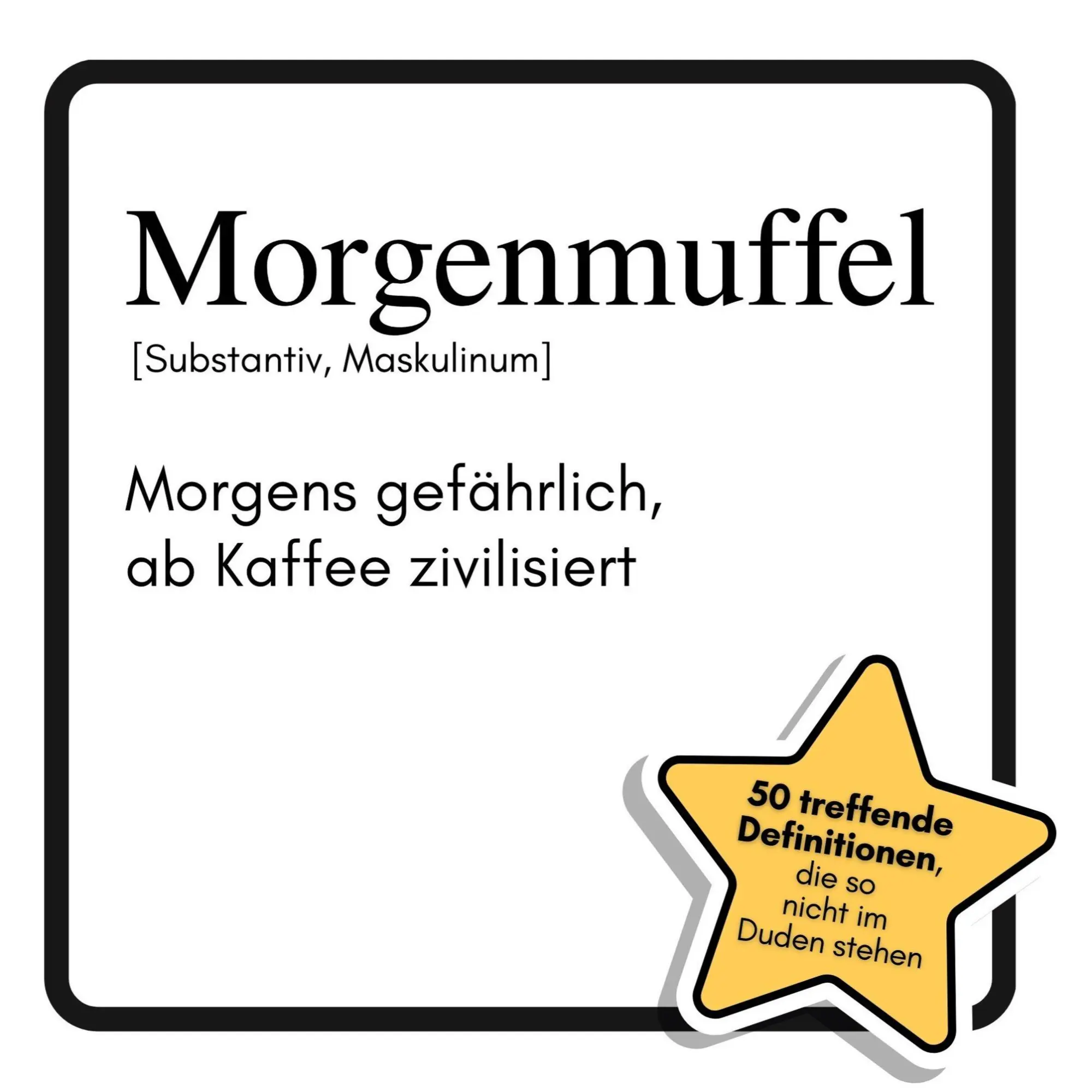Cover: 9783695302321 | Morgenmuffel | Morgens gefährlich, ab Kaffee zivilisiert | Becker