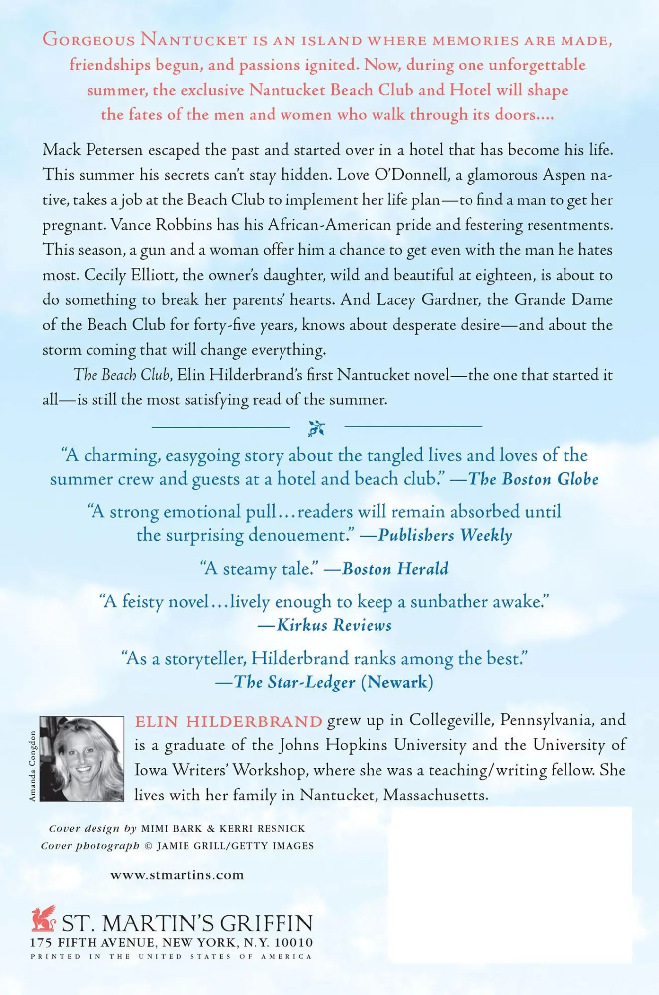 Rückseite: 9780312382421 | The Beach Club | Elin Hilderbrand | Taschenbuch | Englisch | 2008