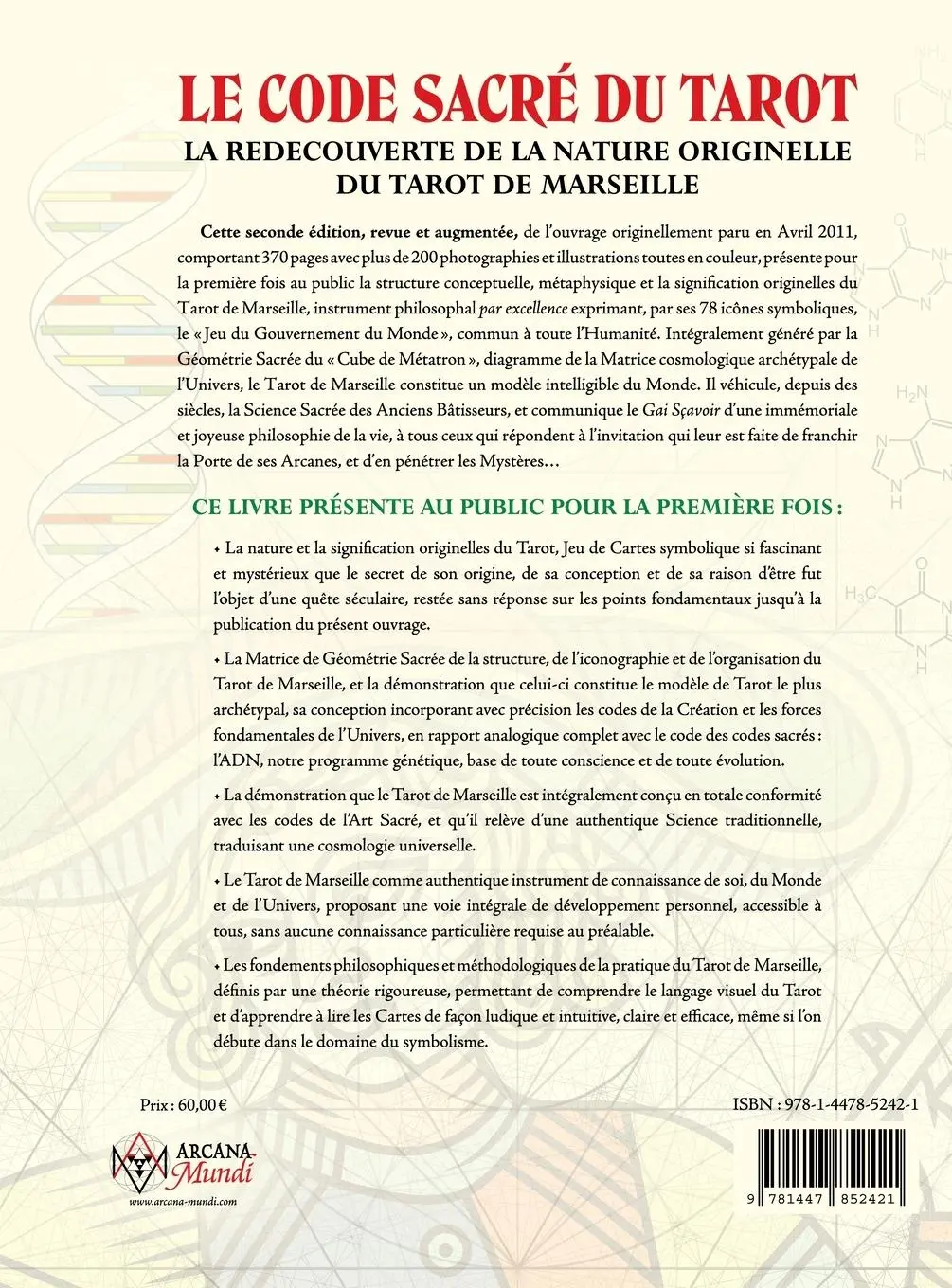 Rückseite: 9781447852421 | LE CODE SACRÉ DU TAROT ~ La Redécouverte De La Nature Originelle Du...