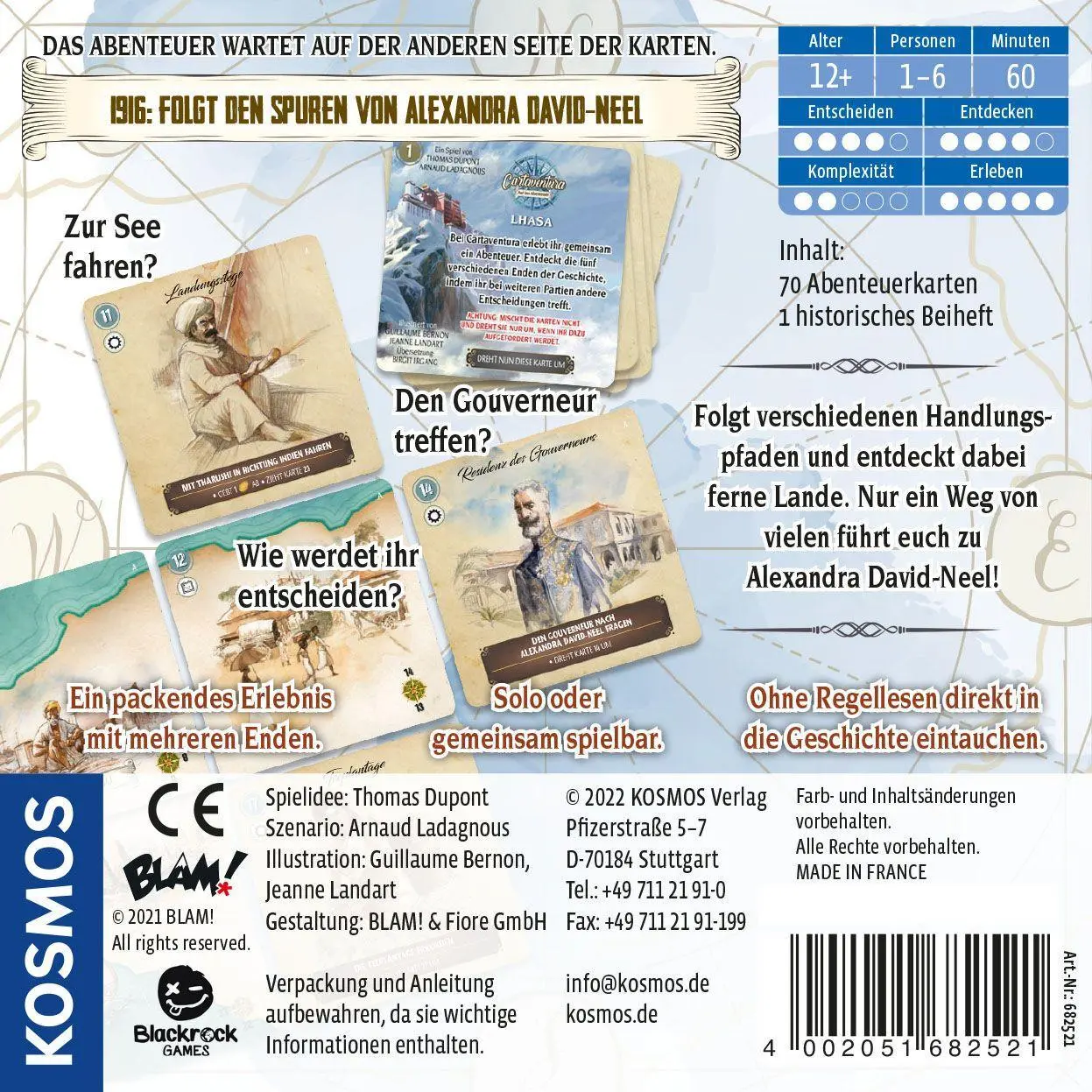 Bild: 4002051682521 | Cartaventura Lhasa | Arnaud Ladagnous Thomas Dupont | Spiel | 682521