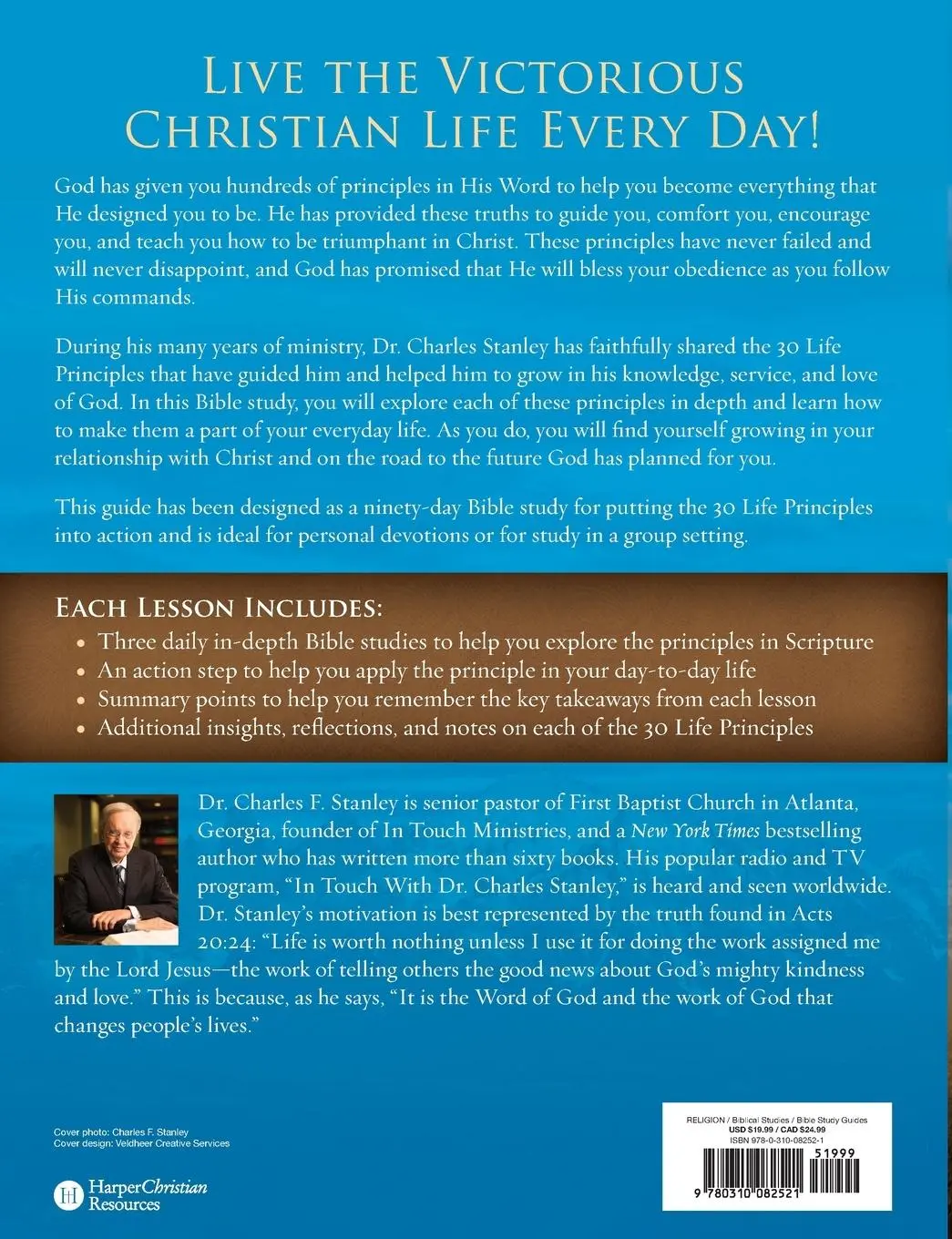 Rückseite: 9780310082521 | The 30 Life Principles Bible Study Softcover (Enlarged) | Stanley