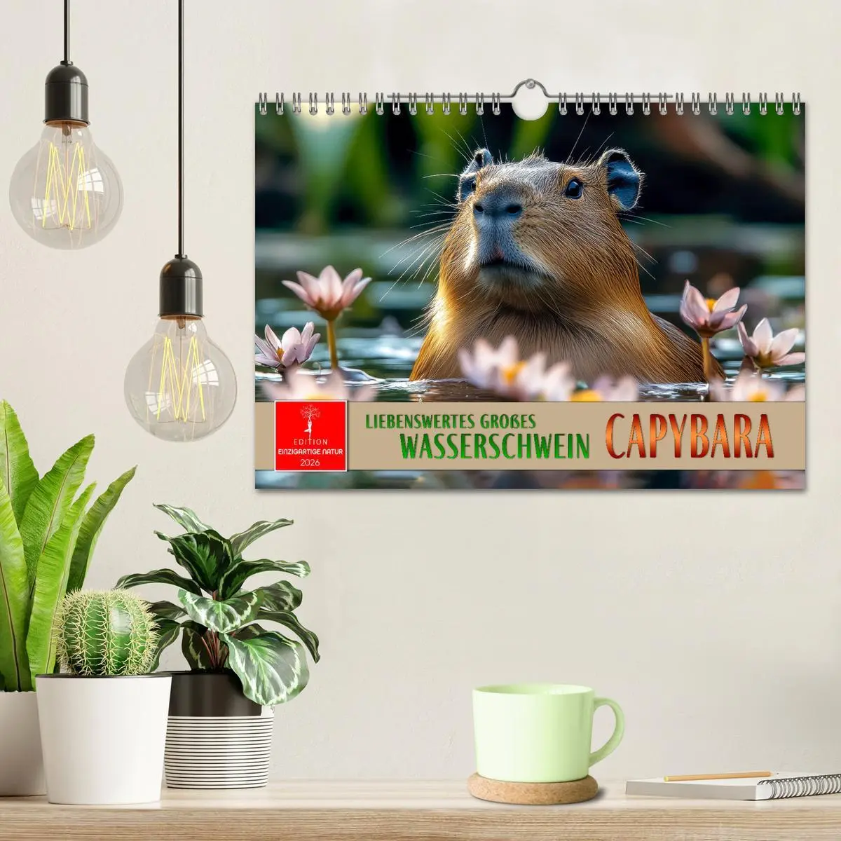 Bild: 9783457302521 | Capybara - liebenswertes großes Wasserschwein (Wandkalender 2026...