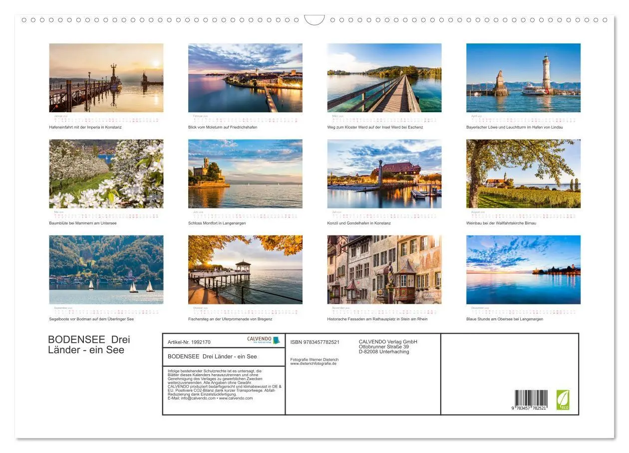 Bild: 9783457782521 | BODENSEE Drei Länder - ein See (Wandkalender 2026 DIN A2 quer),...