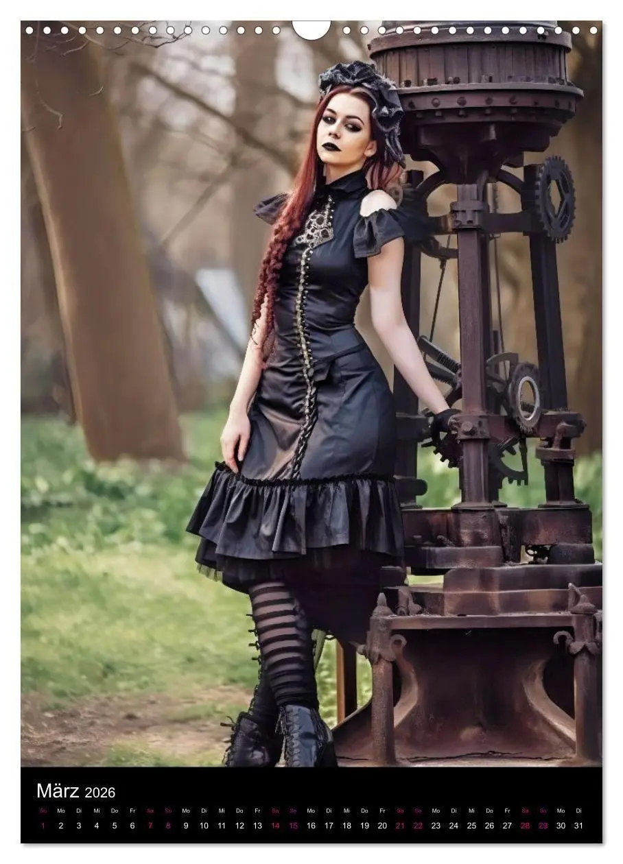Bild: 9783516322521 | Gothic Kalender - Ein Jahr voller Gothic-Mystik und Eleganz...