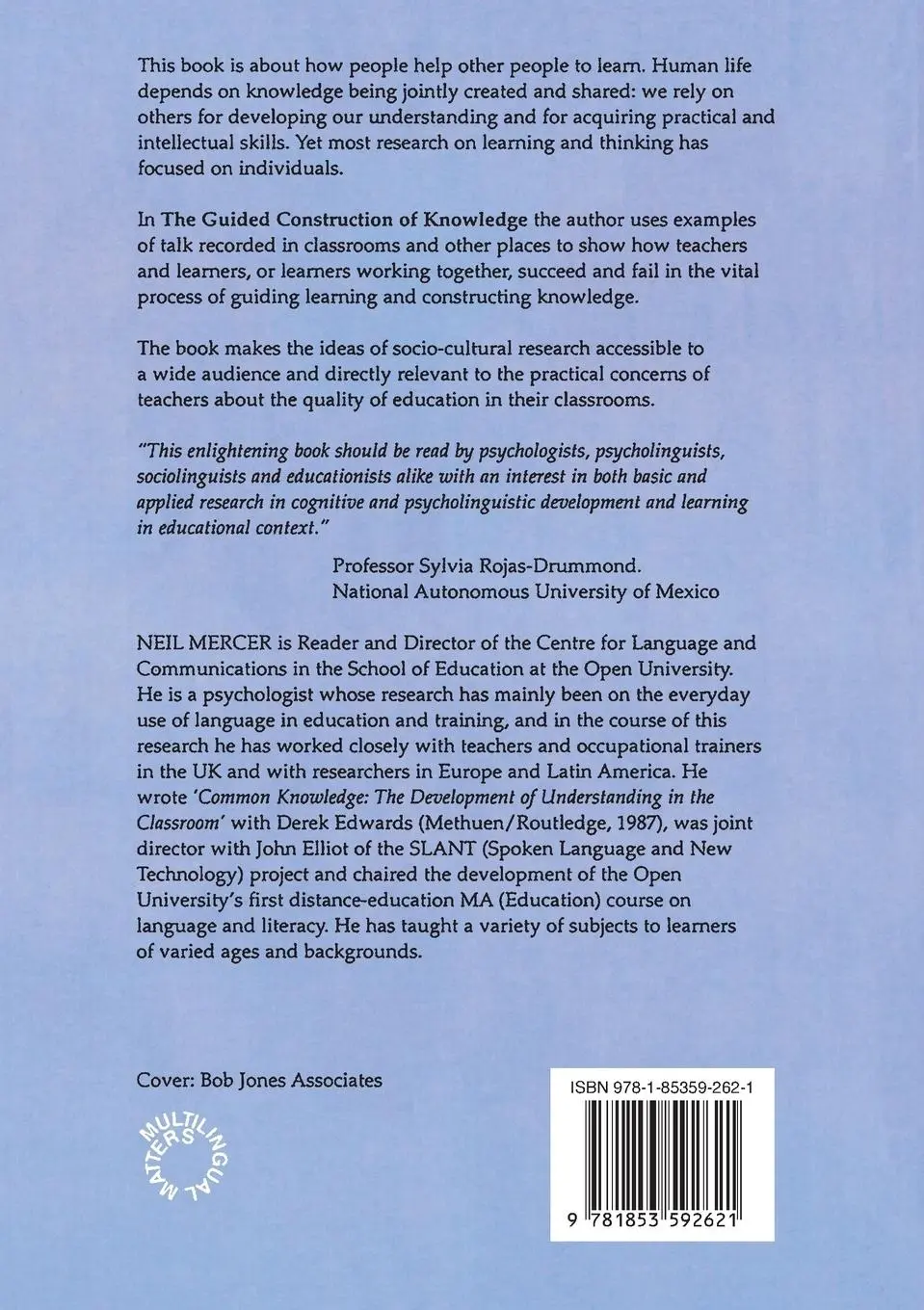 Rückseite: 9781853592621 | The Guided Construction of Knowledge | Neil Mercer | Taschenbuch
