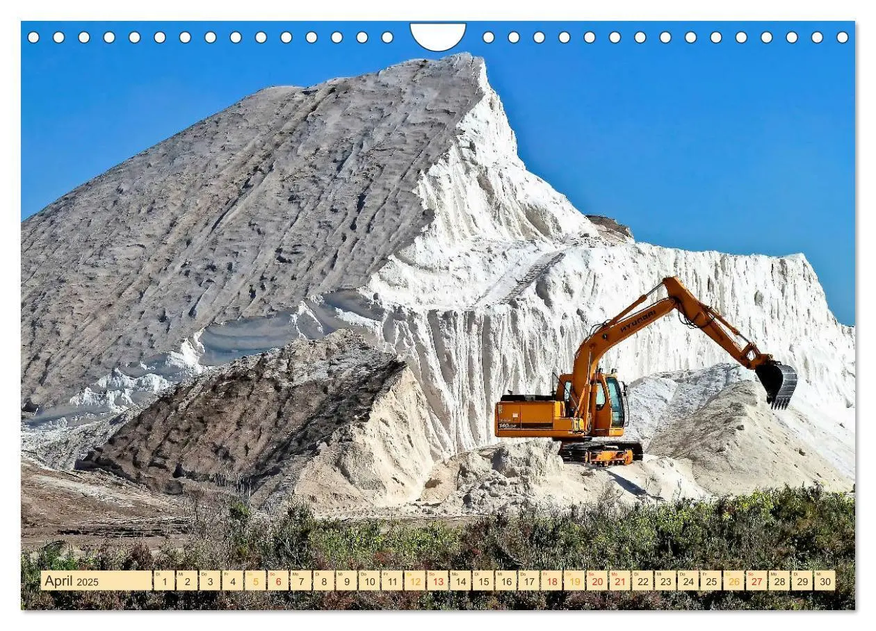 Bild: 9783435372621 | Bagger - kraftvolle Arbeitsmaschinen (Wandkalender 2025 DIN A4...