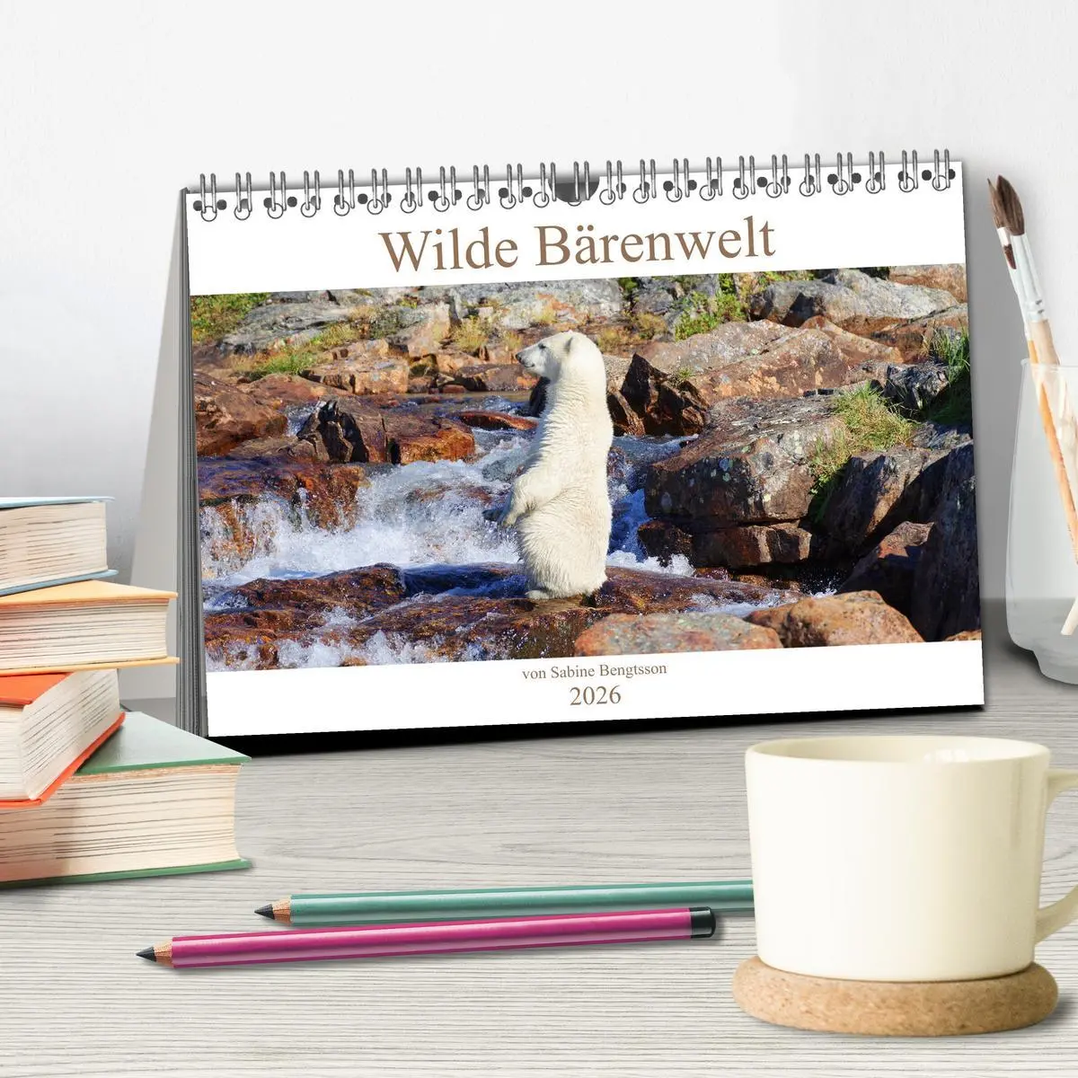 Bild: 9783457602621 | Wilde Bärenwelt (Tischkalender 2026 DIN A5 quer), CALVENDO...