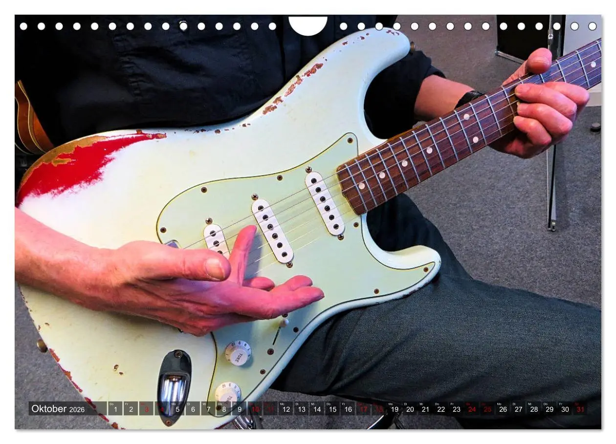 Bild: 9783457772621 | Vintage Gitarren in Szene gesetzt (Wandkalender 2026 DIN A4 quer),...