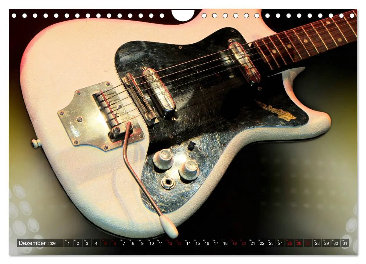 Bild: 9783457772621 | Vintage Gitarren in Szene gesetzt (Wandkalender 2026 DIN A4 quer),...