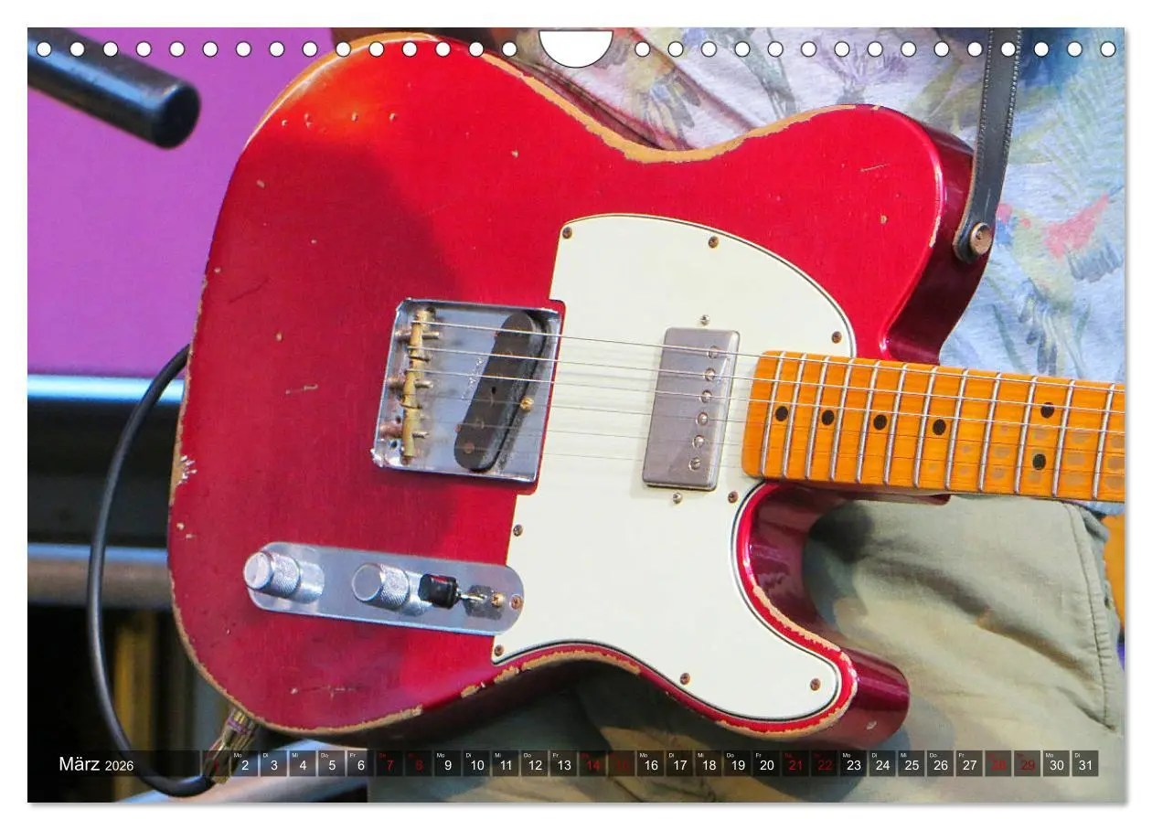 Bild: 9783457772621 | Vintage Gitarren in Szene gesetzt (Wandkalender 2026 DIN A4 quer),...