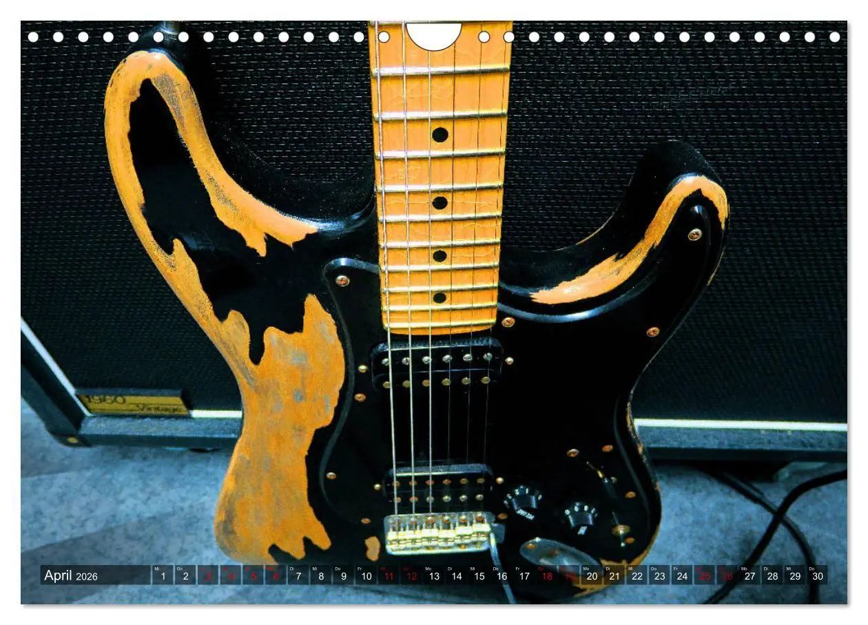 Bild: 9783457772621 | Vintage Gitarren in Szene gesetzt (Wandkalender 2026 DIN A4 quer),...