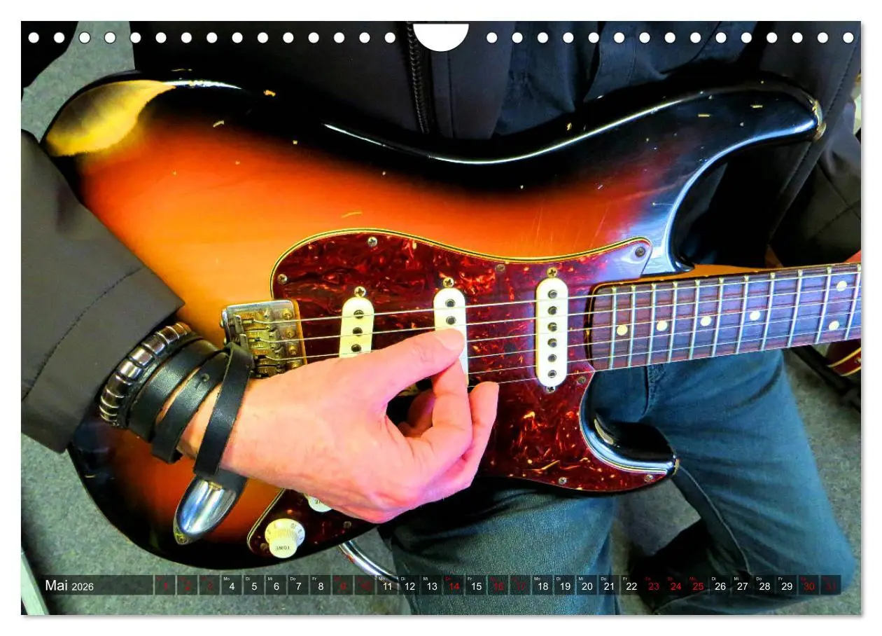 Bild: 9783457772621 | Vintage Gitarren in Szene gesetzt (Wandkalender 2026 DIN A4 quer),...