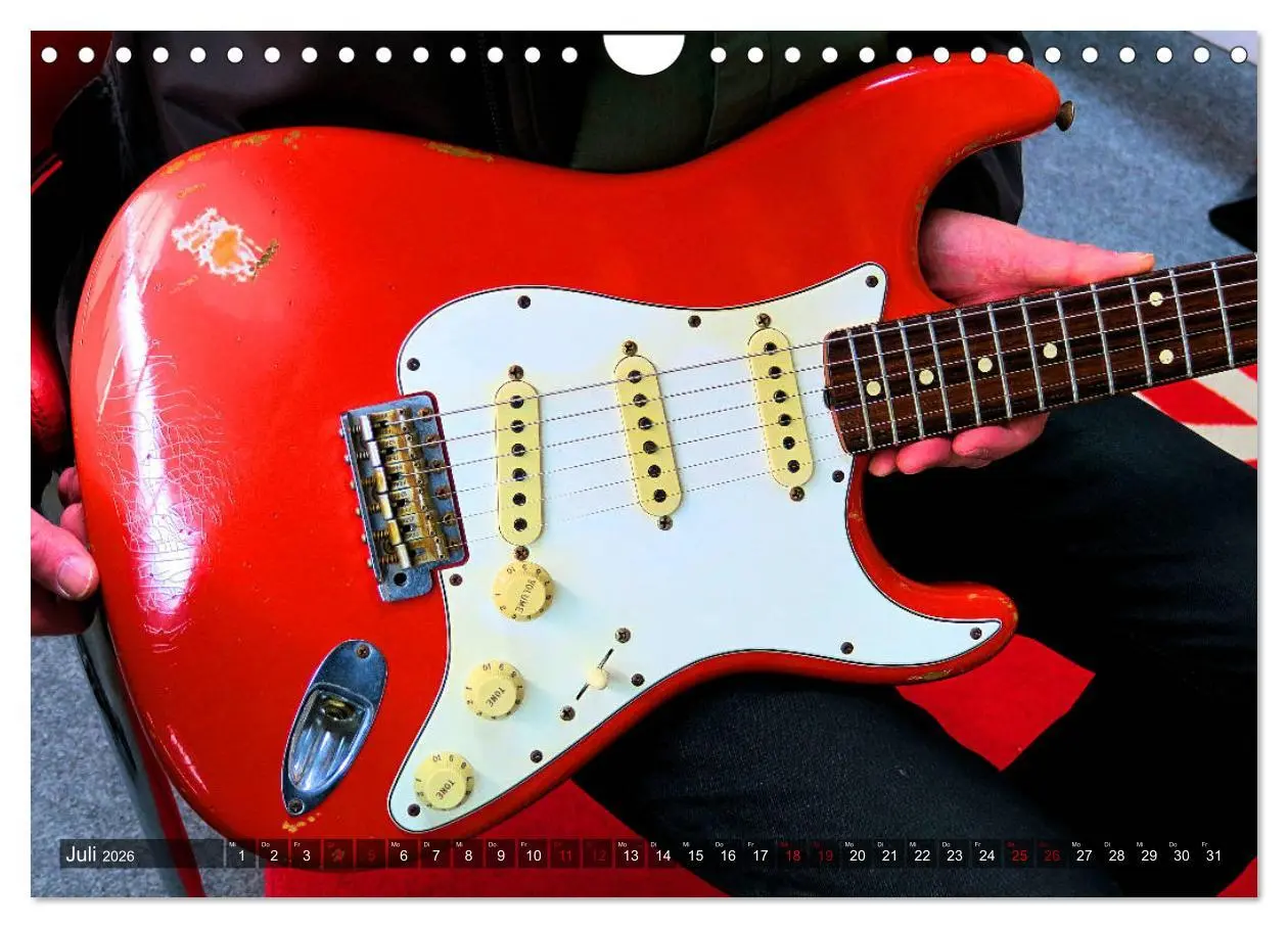Bild: 9783457772621 | Vintage Gitarren in Szene gesetzt (Wandkalender 2026 DIN A4 quer),...