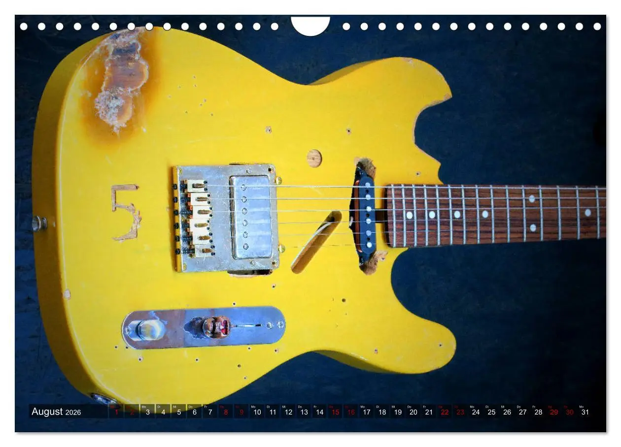 Bild: 9783457772621 | Vintage Gitarren in Szene gesetzt (Wandkalender 2026 DIN A4 quer),...