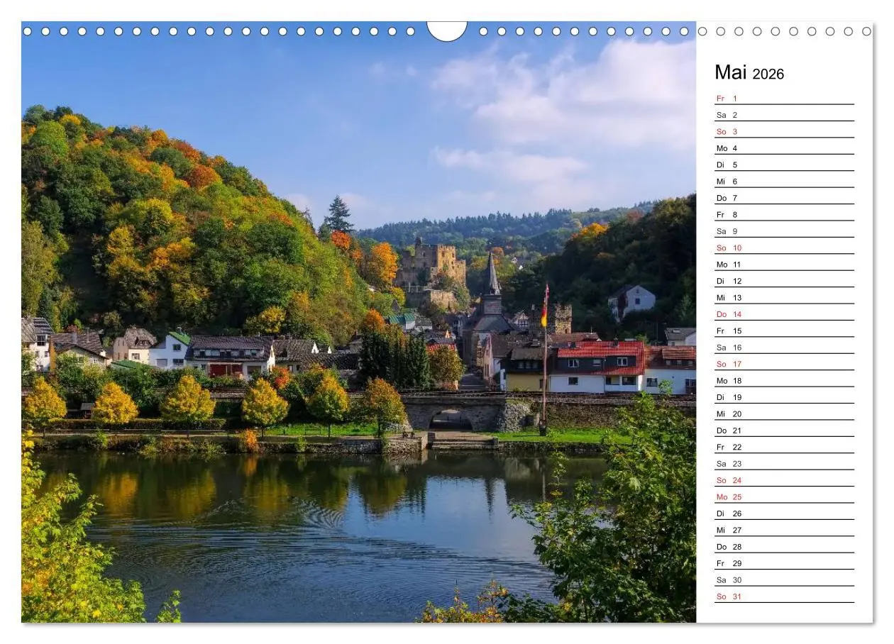 Bild: 9783516002621 | Die Lahn - Zauberhafte Orte rund um Limburg (Wandkalender 2026 DIN...