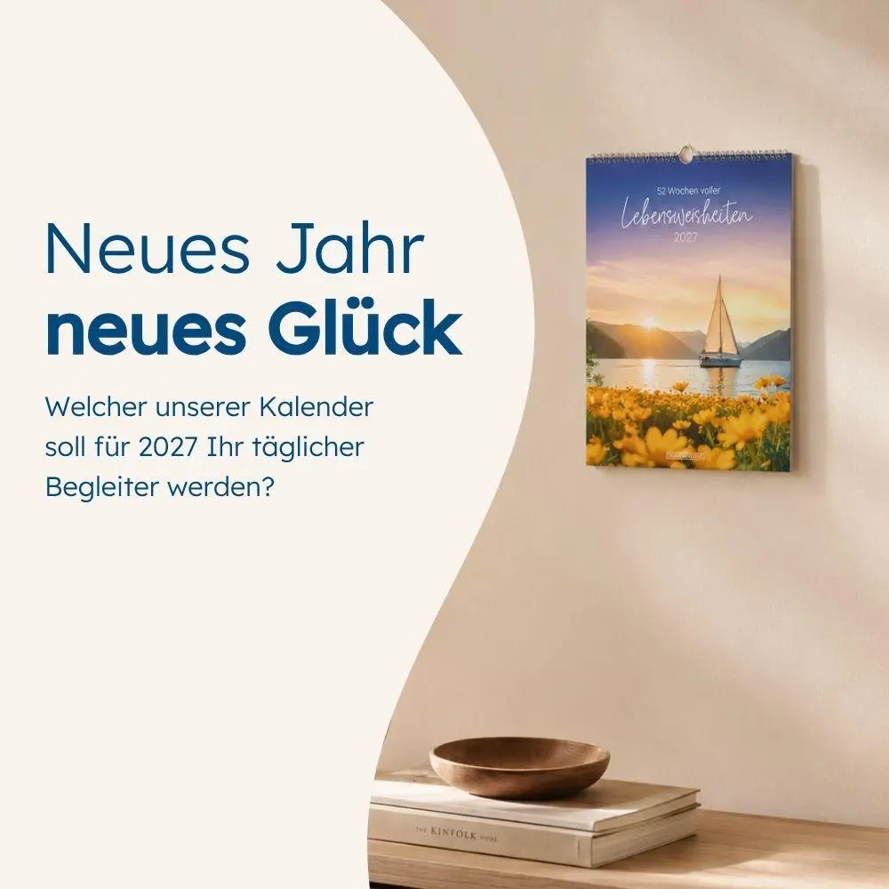 Bild: 9783986362621 | Wochenkalender 2027 LebensWeisheiten | Wochenkalender groß | Original