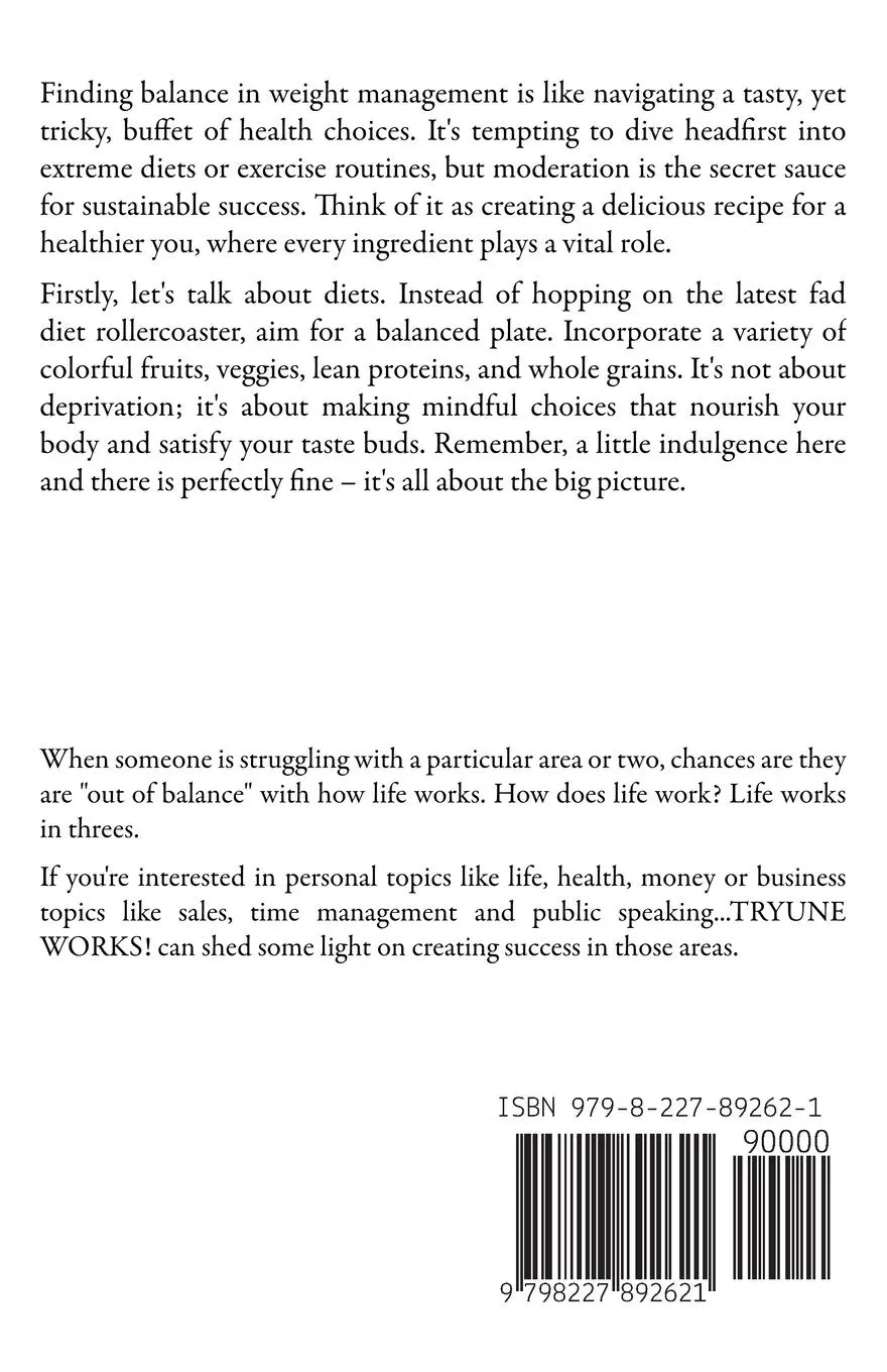 Rückseite: 9798227892621 | Weight Struggles? | Don Barnes | Taschenbuch | Englisch | 2024