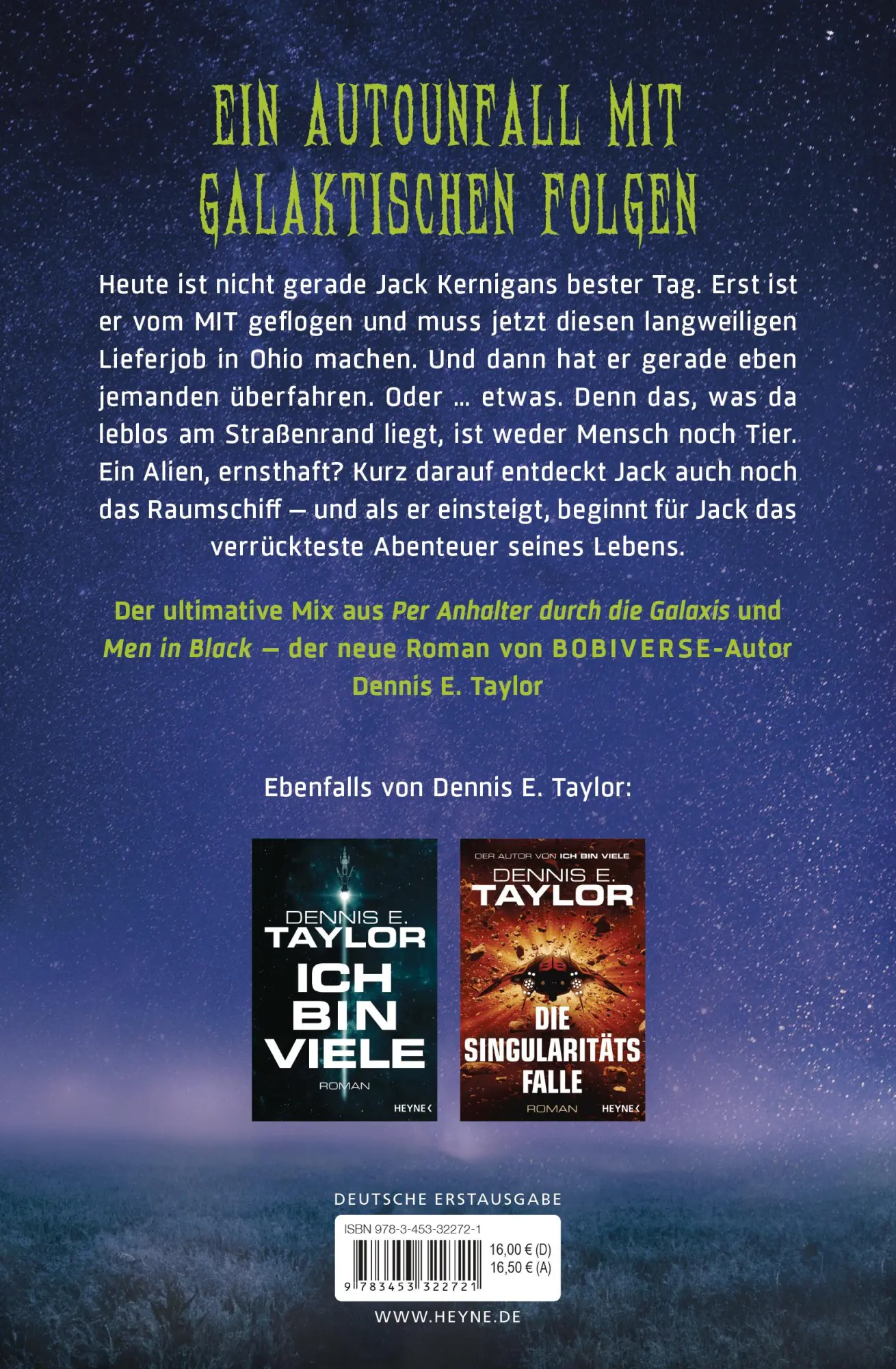 Bild: 9783453322721 | Außerirdisch | Roman | Dennis E. Taylor | Taschenbuch | 400 S. | 2023