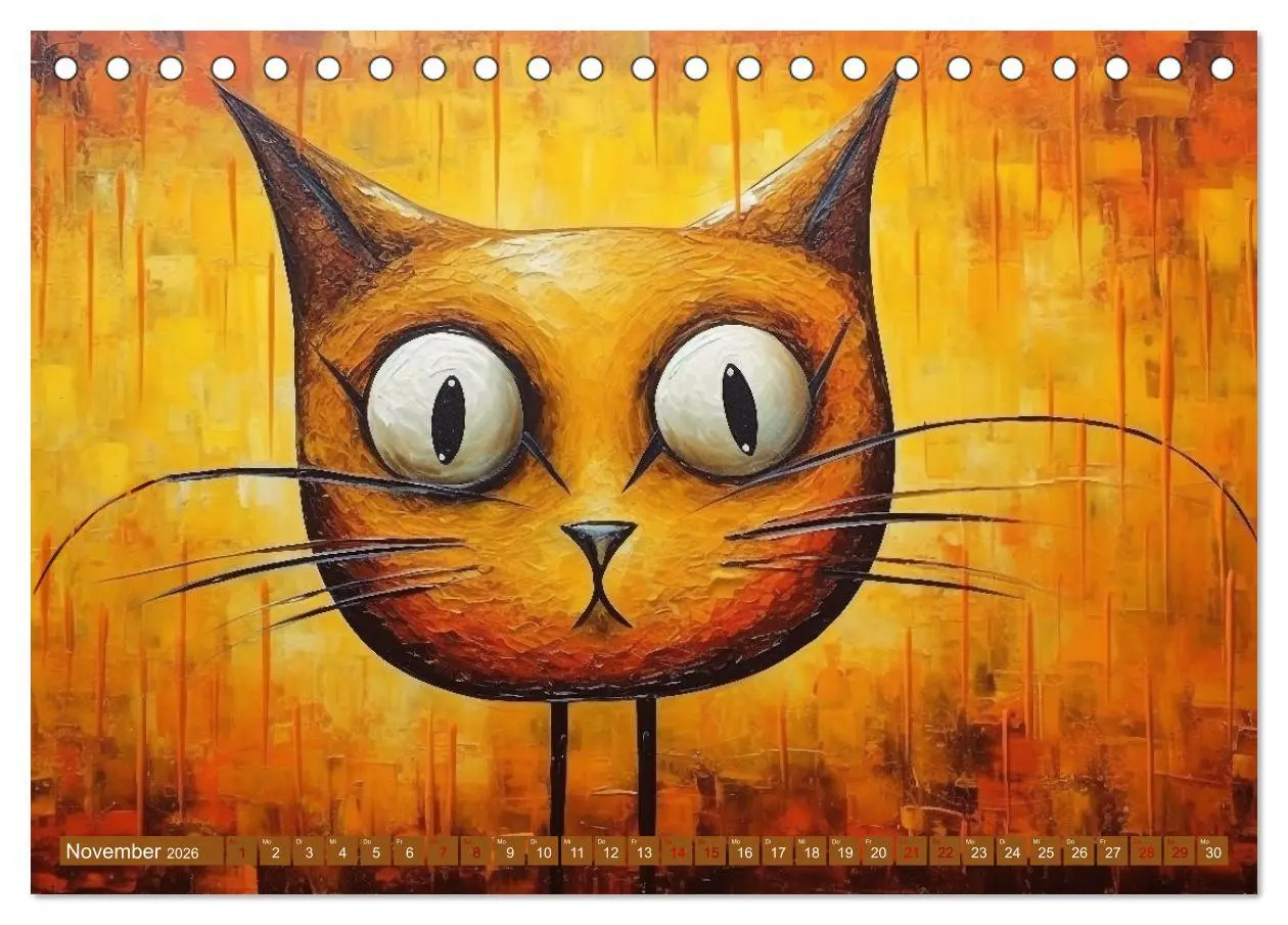 Bild: 9783457522721 | Lustige Katzen im Stil der Meister (Tischkalender 2026 DIN A5...