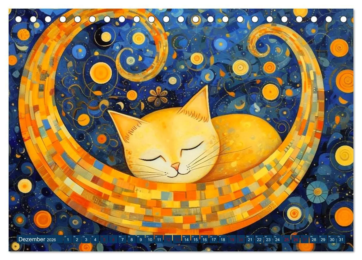 Bild: 9783457522721 | Lustige Katzen im Stil der Meister (Tischkalender 2026 DIN A5...