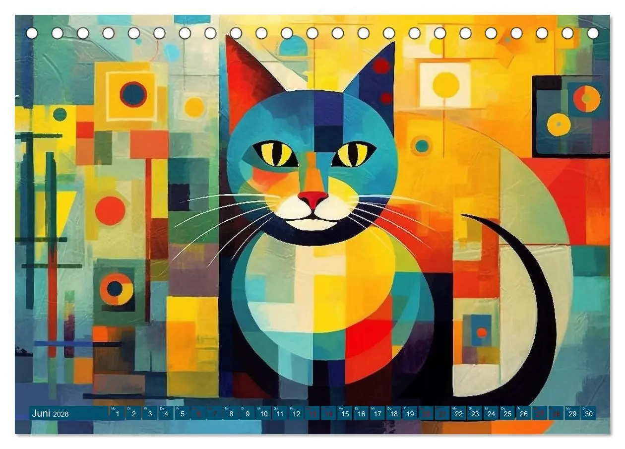 Bild: 9783457522721 | Lustige Katzen im Stil der Meister (Tischkalender 2026 DIN A5...