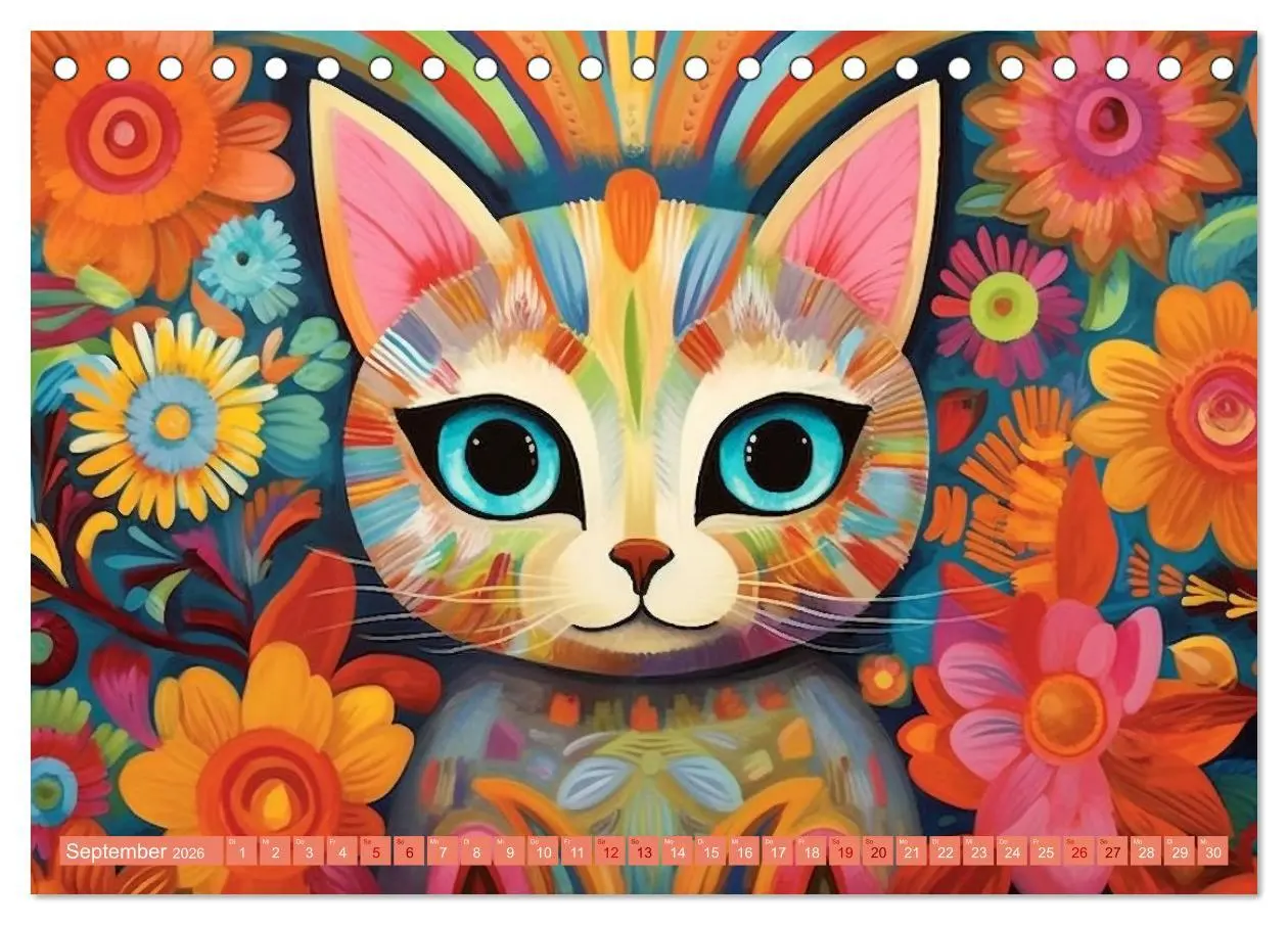 Bild: 9783457522721 | Lustige Katzen im Stil der Meister (Tischkalender 2026 DIN A5...
