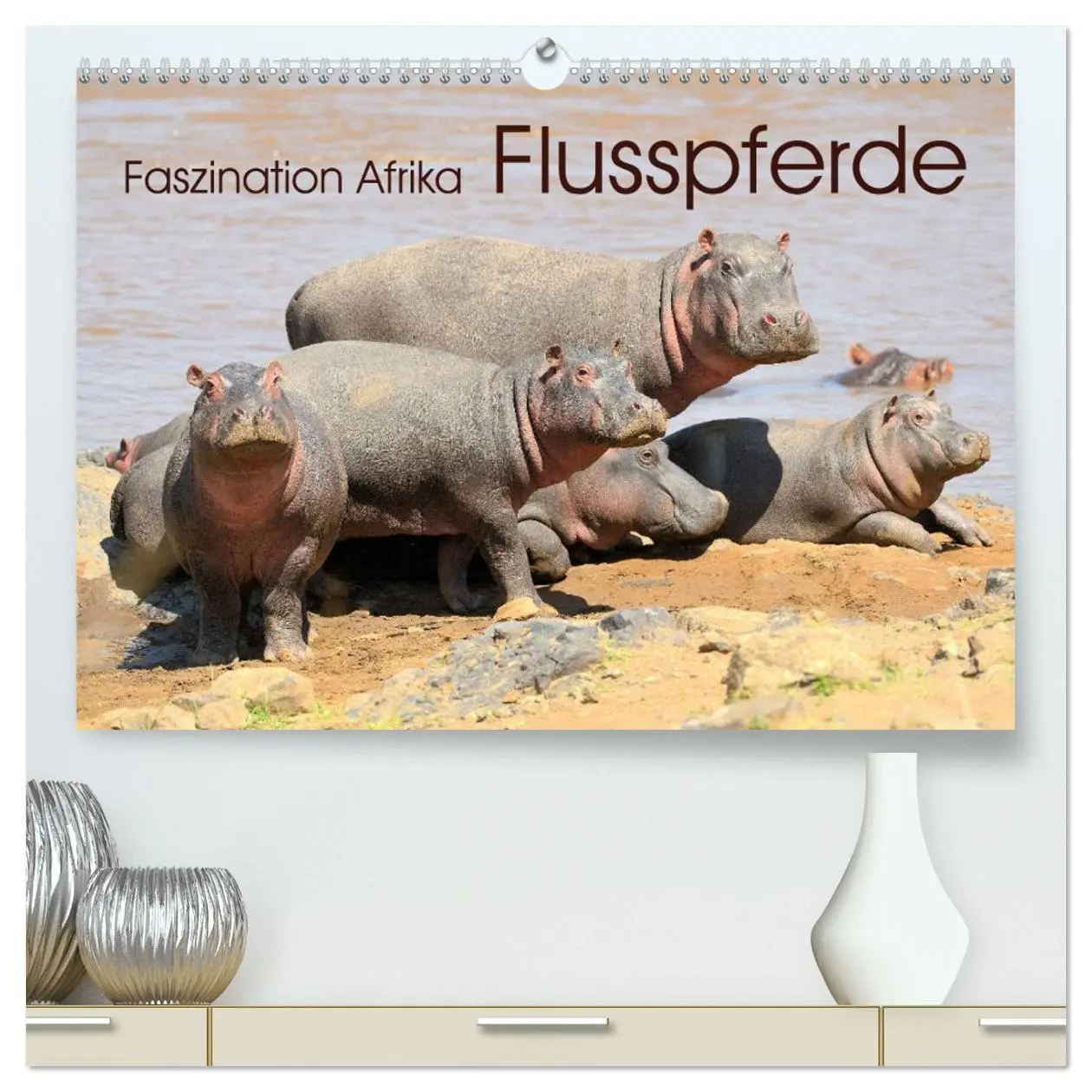 Cover: 9783457692721 | Faszination Afrika: Flusspferde (hochwertiger Premium Wandkalender...