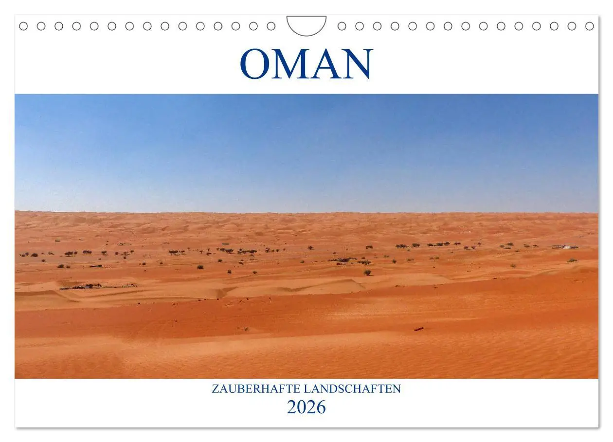 Cover: 9783457762721 | Oman - Zauberhafte Landschaften (Wandkalender 2026 DIN A4 quer),...