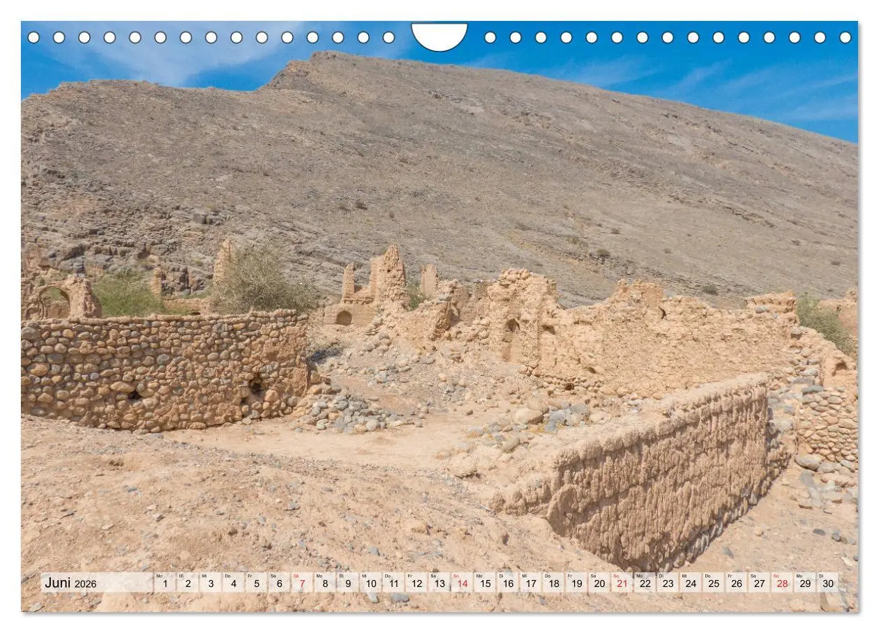 Bild: 9783457762721 | Oman - Zauberhafte Landschaften (Wandkalender 2026 DIN A4 quer),...