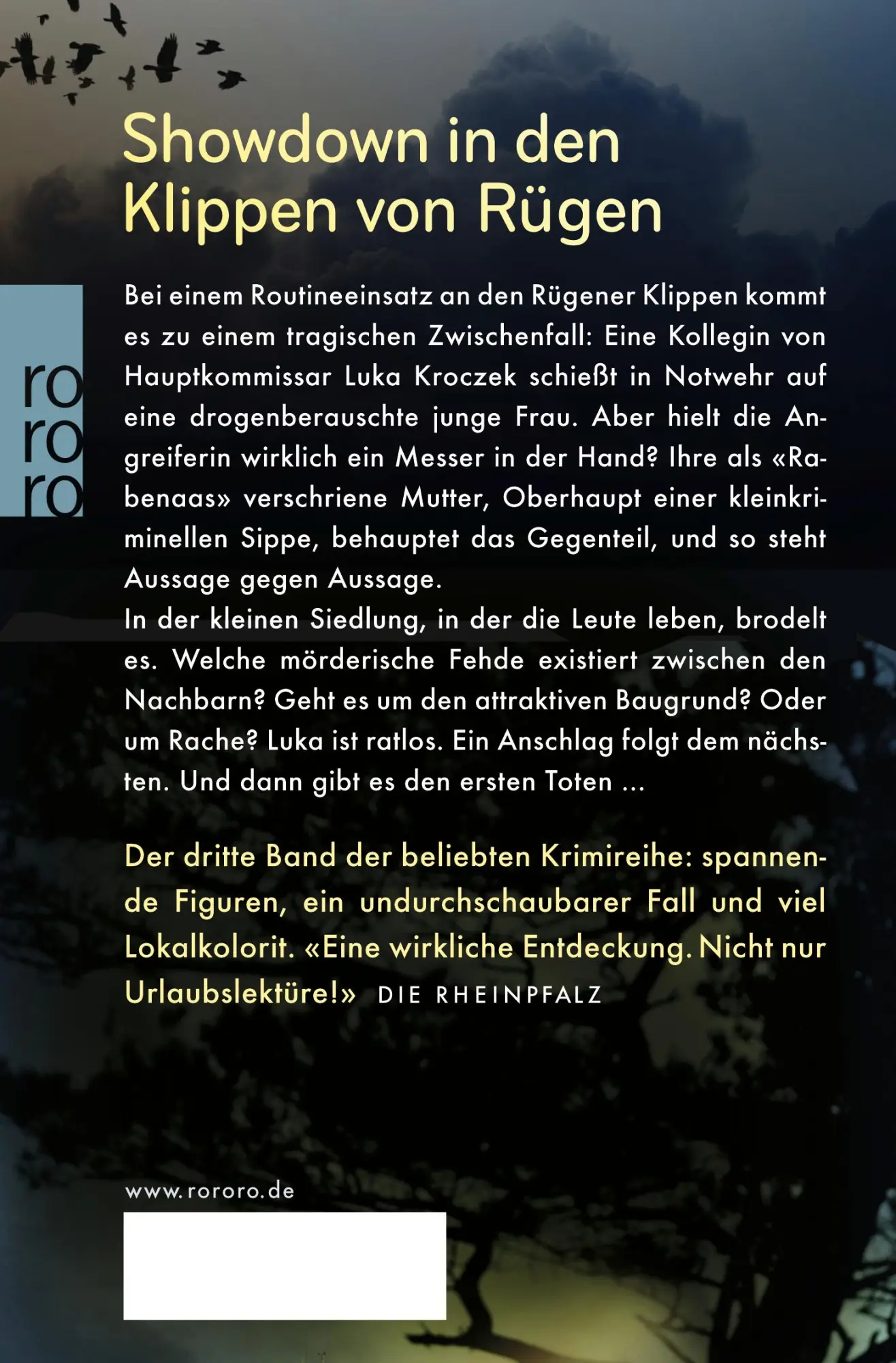 Rückseite: 9783499272721 | Rabenaas | Ein Ostsee-Krimi | Klara Holm | Taschenbuch | 318 S. | 2017