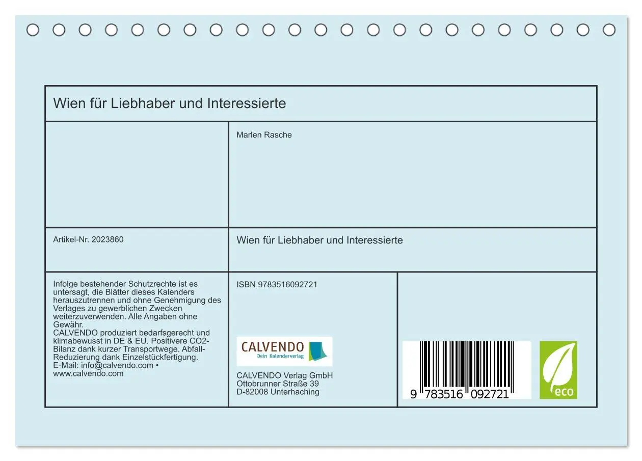 Bild: 9783516092721 | Wien für Liebhaber und Interessierte (Tischkalender 2026 DIN A5...