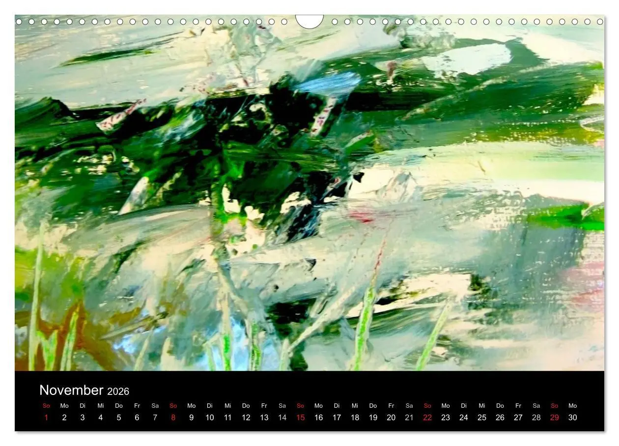 Bild: 9783516232721 | Modern Art (Wandkalender 2026 DIN A3 quer), CALVENDO Monatskalender