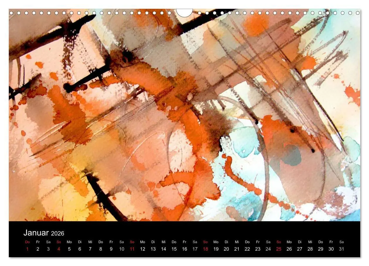 Bild: 9783516232721 | Modern Art (Wandkalender 2026 DIN A3 quer), CALVENDO Monatskalender