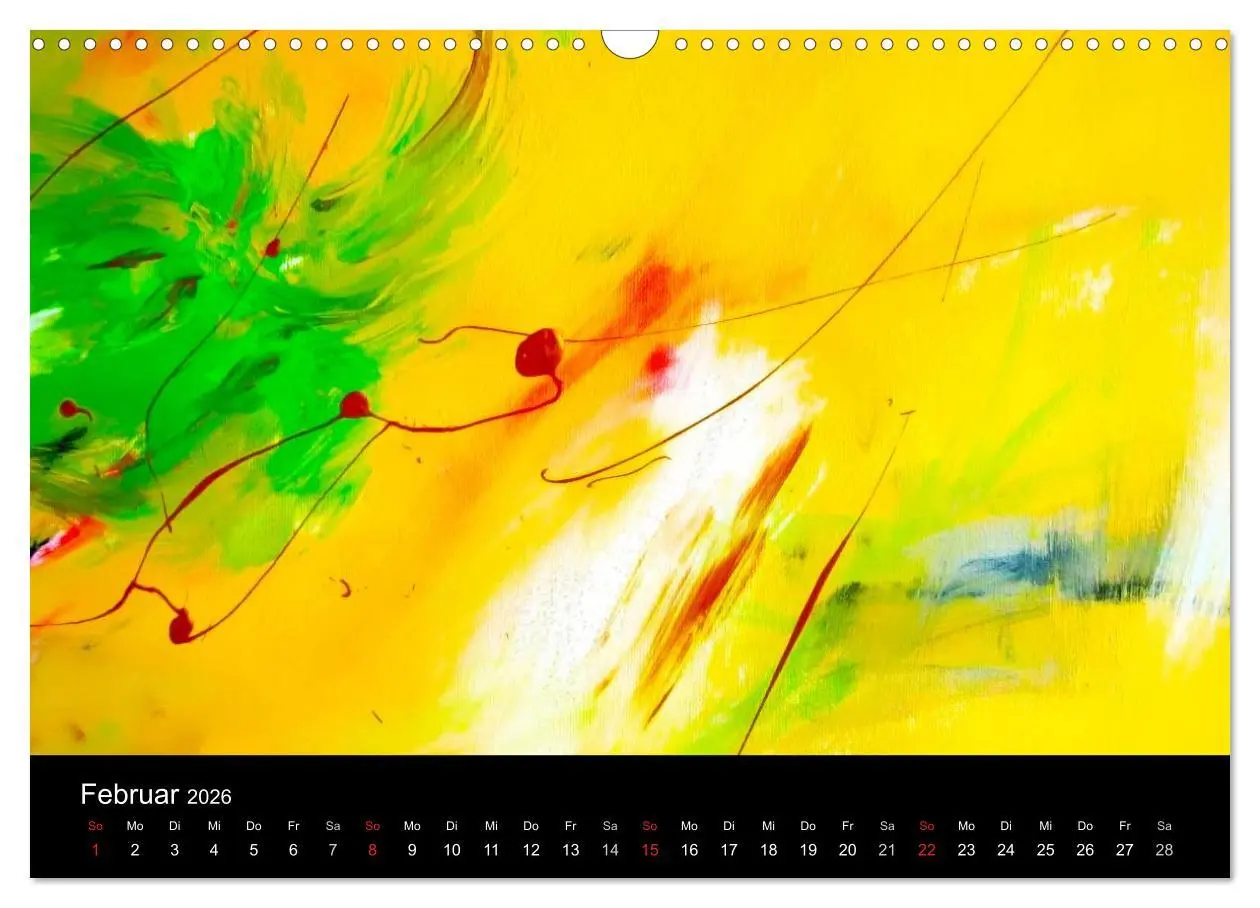 Bild: 9783516232721 | Modern Art (Wandkalender 2026 DIN A3 quer), CALVENDO Monatskalender