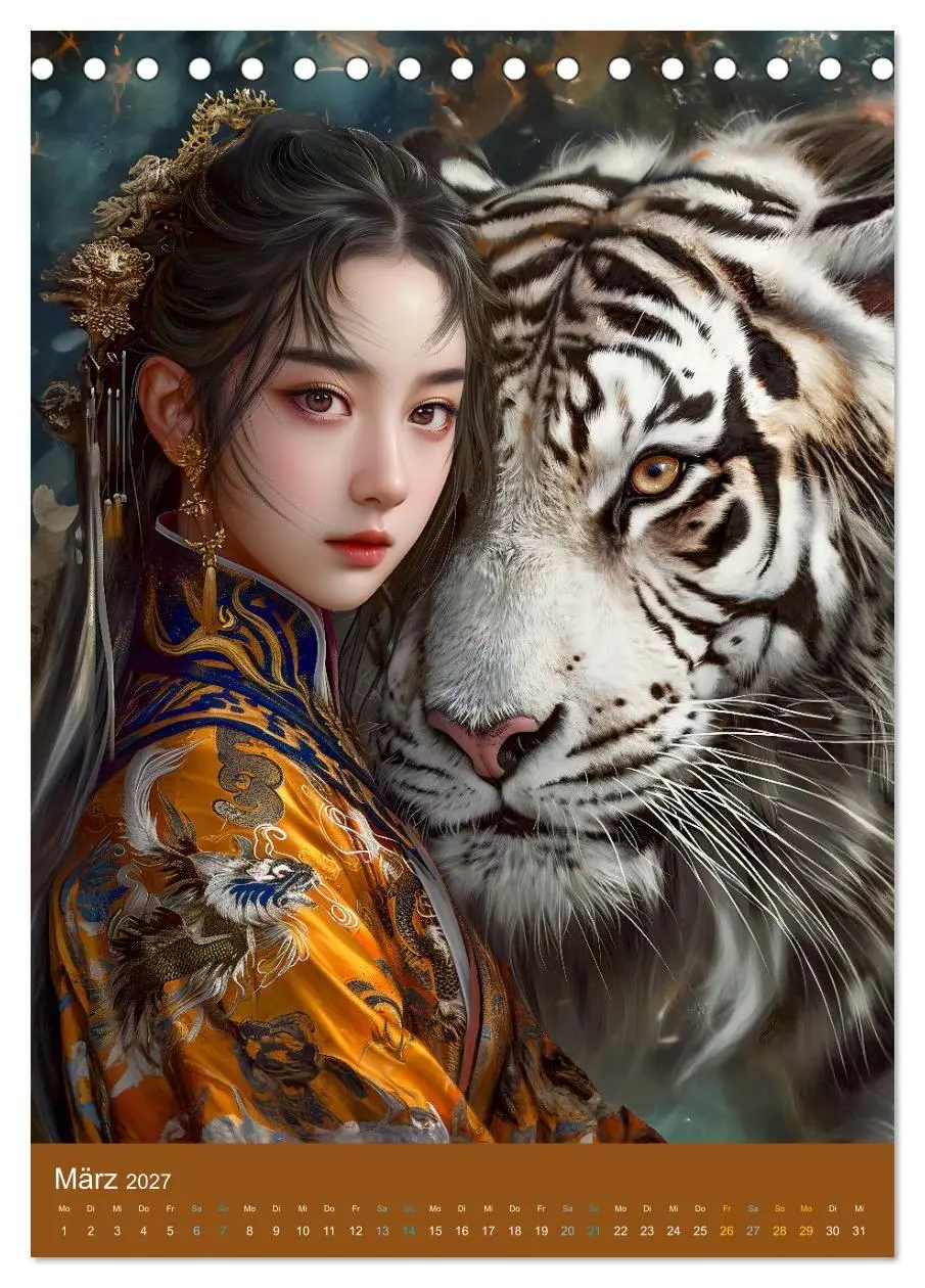 Bild: 9783569182721 | Chinesische Tierkreiszeichen - Fantasie-Zodiak im Stil des alten...