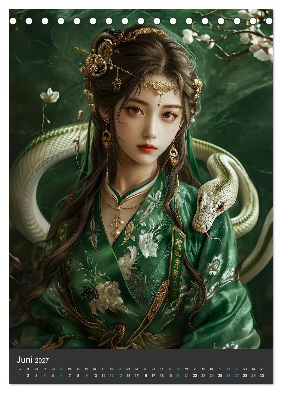 Bild: 9783569182721 | Chinesische Tierkreiszeichen - Fantasie-Zodiak im Stil des alten...