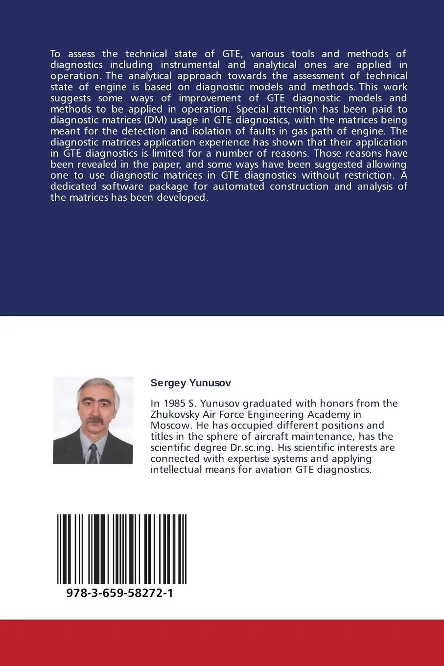 Rückseite: 9783659582721 | Monitoring and Diagnostics of Aircraft Gas Turbine Engines | Buch