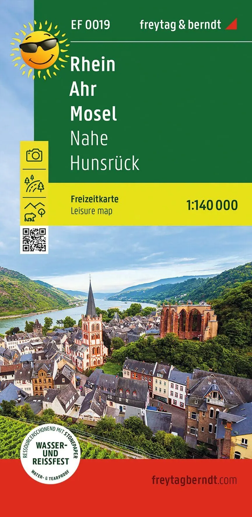 Cover: 9783707922721 | freytag &amp; berndt Freizeitkarte Rhein - Ahr - Mosel 1:140.000 | Berndt