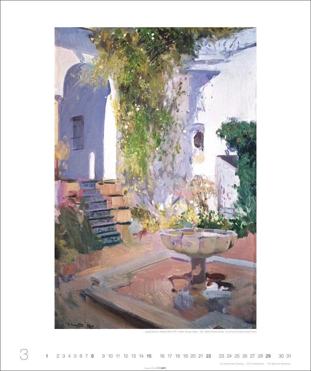 Bild: 9783839902721 | Joaquín Sorolla Edition Kalender 2026 - Sommer · Sonne · Meer | 14 S.