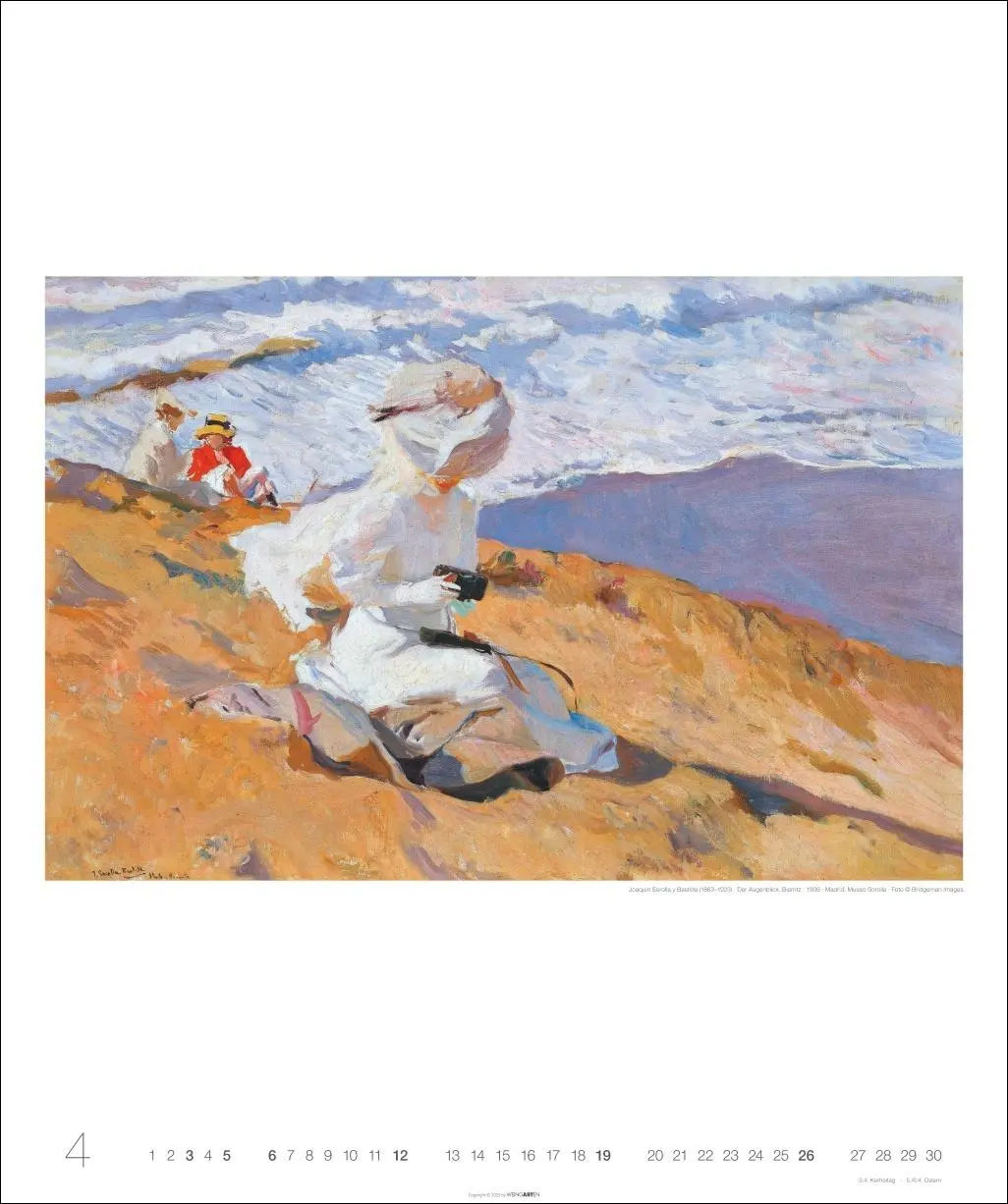 Bild: 9783839902721 | Joaquín Sorolla Edition Kalender 2026 - Sommer · Sonne · Meer | 14 S.