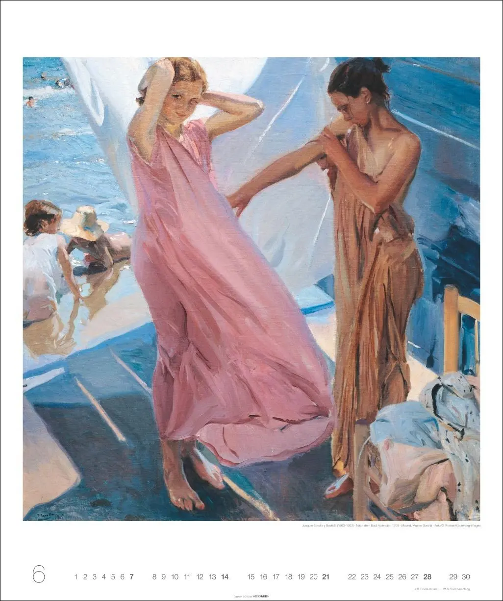Bild: 9783839902721 | Joaquín Sorolla Edition Kalender 2026 - Sommer · Sonne · Meer | 14 S.