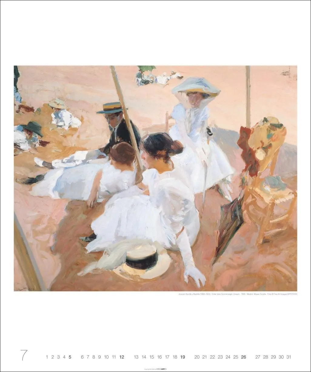 Bild: 9783839902721 | Joaquín Sorolla Edition Kalender 2026 - Sommer · Sonne · Meer | 14 S.