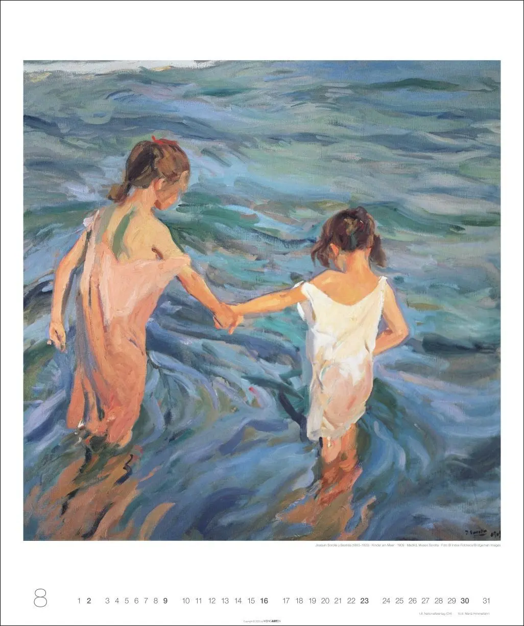 Bild: 9783839902721 | Joaquín Sorolla Edition Kalender 2026 - Sommer · Sonne · Meer | 14 S.