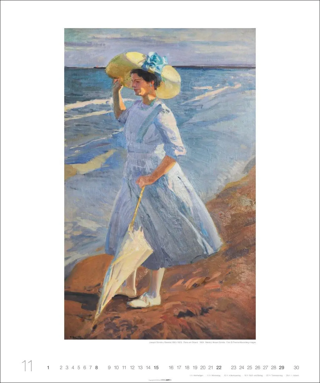 Bild: 9783839902721 | Joaquín Sorolla Edition Kalender 2026 - Sommer · Sonne · Meer | 14 S.